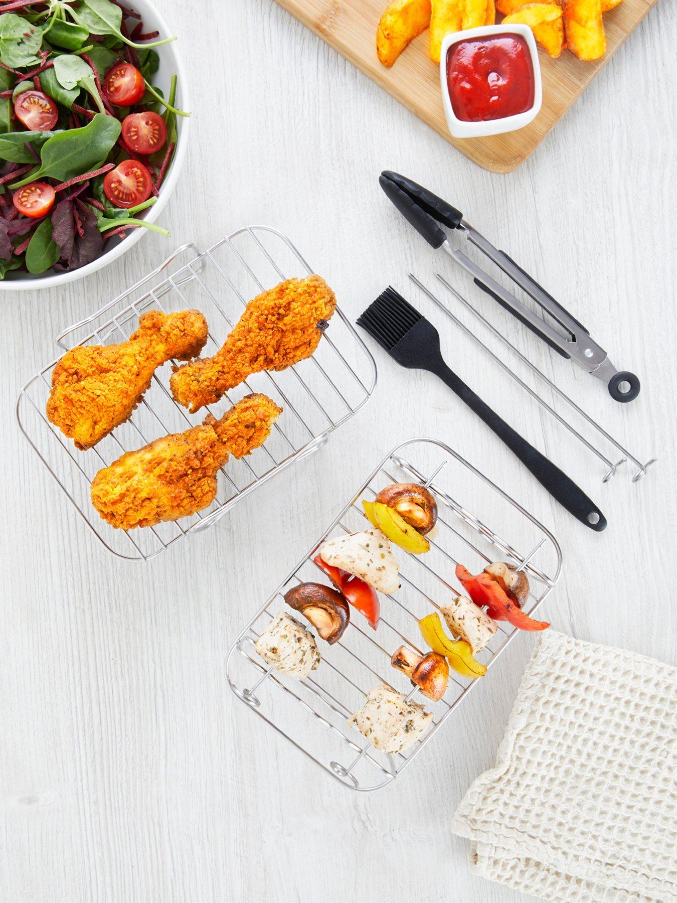 Image 1 of 6 of Tower 8-Piece Air Fryer Accessory Set