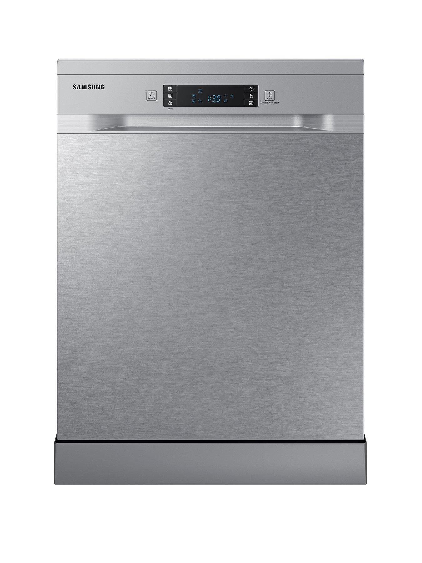 samsung-series-7-dw60cg550fsreu-freestanding-60cm-wide-14-place-dishwasher-with-auto-door-silver