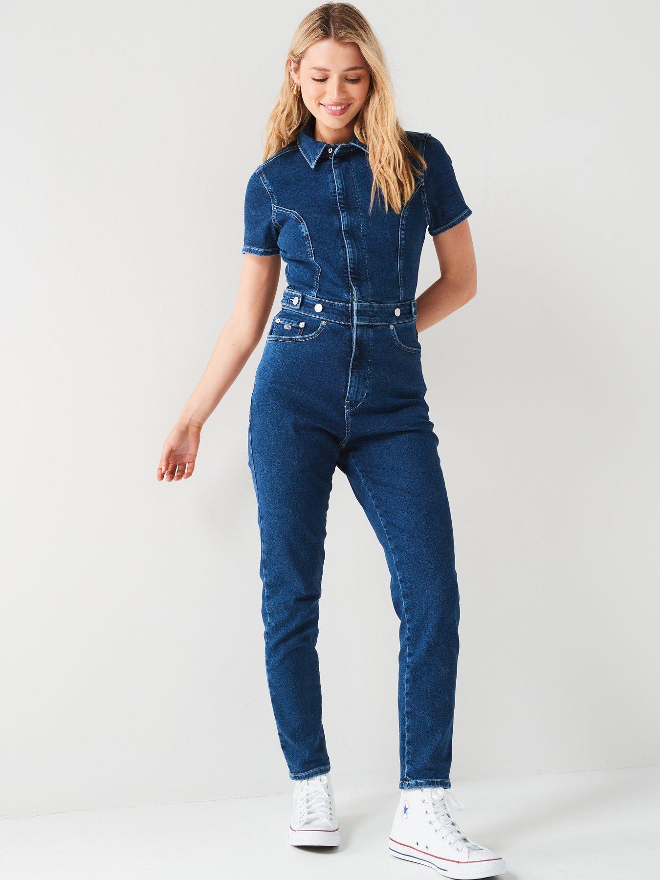 tommy-jeans-short-sleeve-denim-jumpsuit-blueback