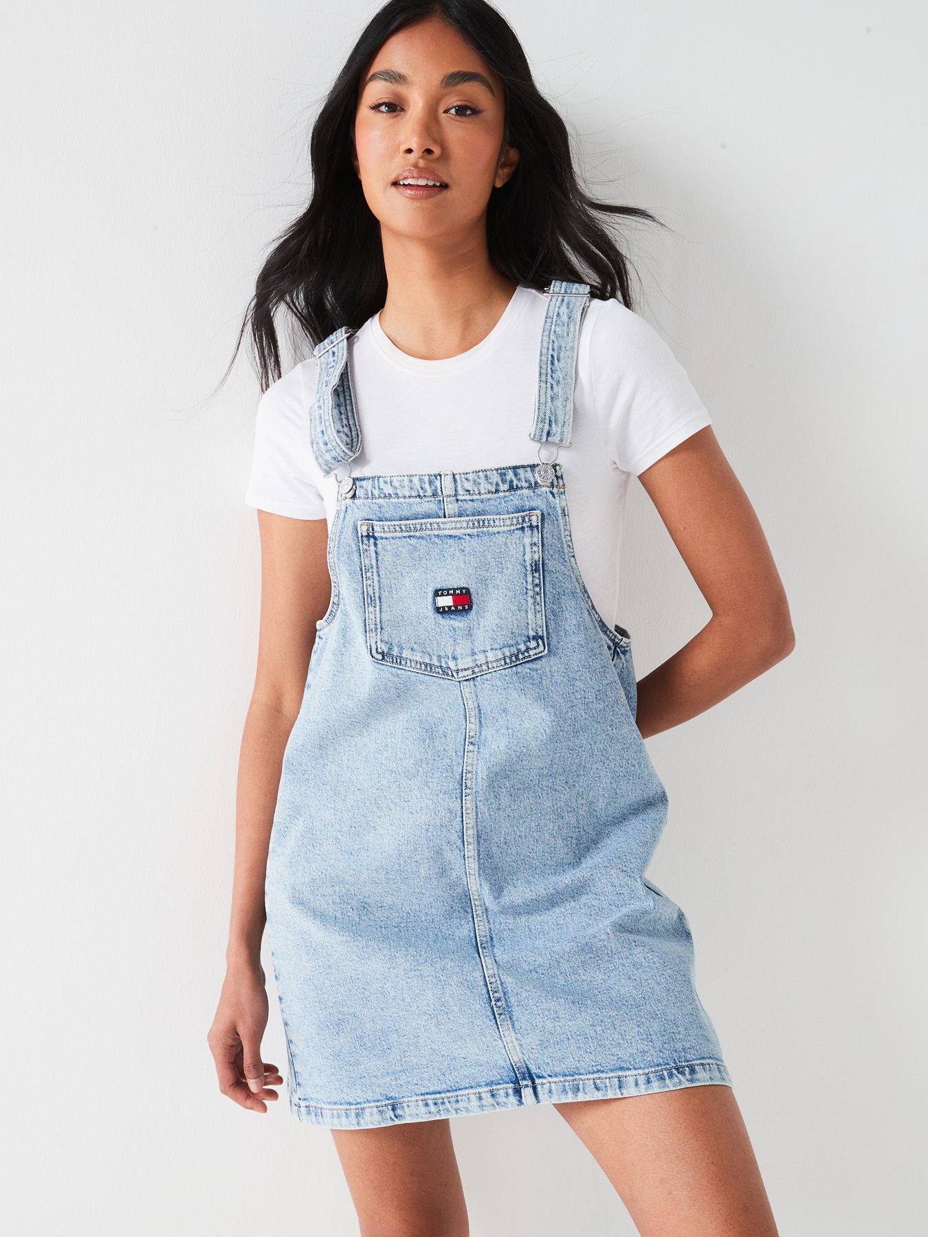 tommy-jeans-denim-pinafore-dress-blue