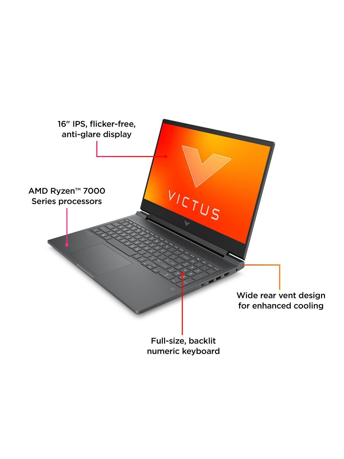 Image 4 of 8 of HP Victus 16-r0007na, GeForce RTX 3050, Intel Core i5, 16GB RAM 512GB SSD, 16in Full HD Gaming Laptop
