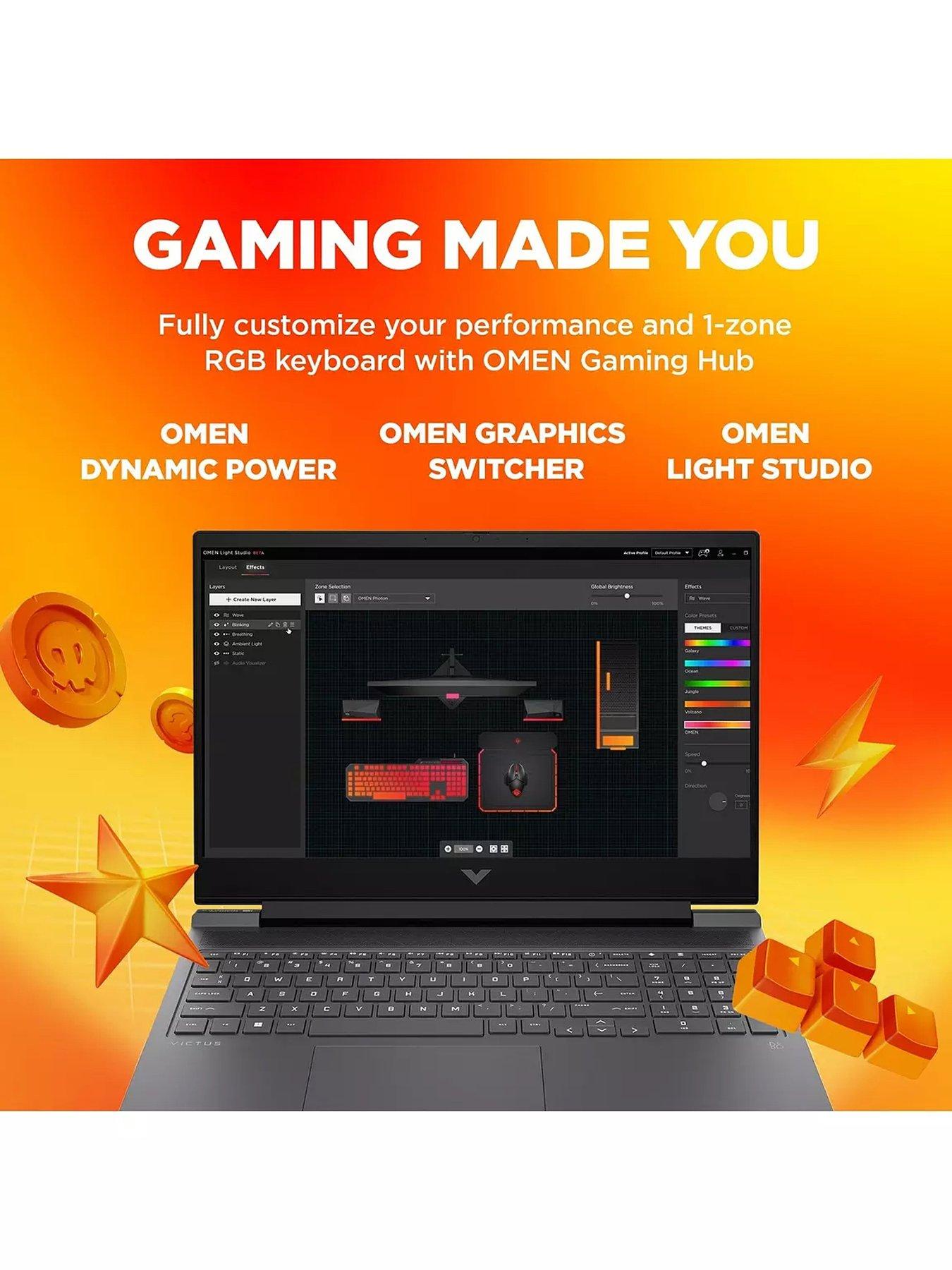 Image 6 of 8 of HP Victus 16-r0007na, GeForce RTX 3050, Intel Core i5, 16GB RAM 512GB SSD, 16in Full HD Gaming Laptop