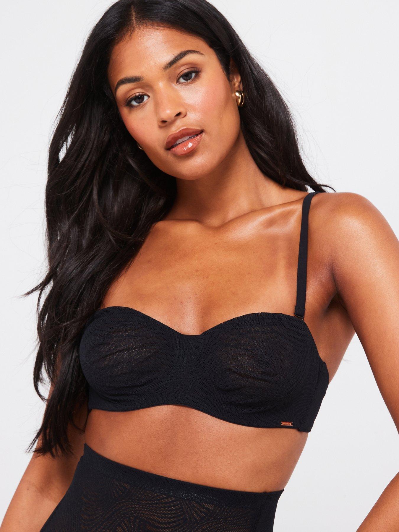 dorina-marble-non-padded-wired-bra-black