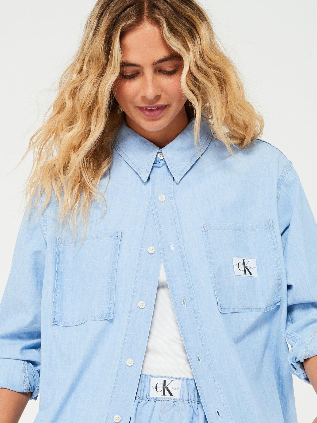 calvin-klein-jeans-oversized-denim-shirt-bluedetail