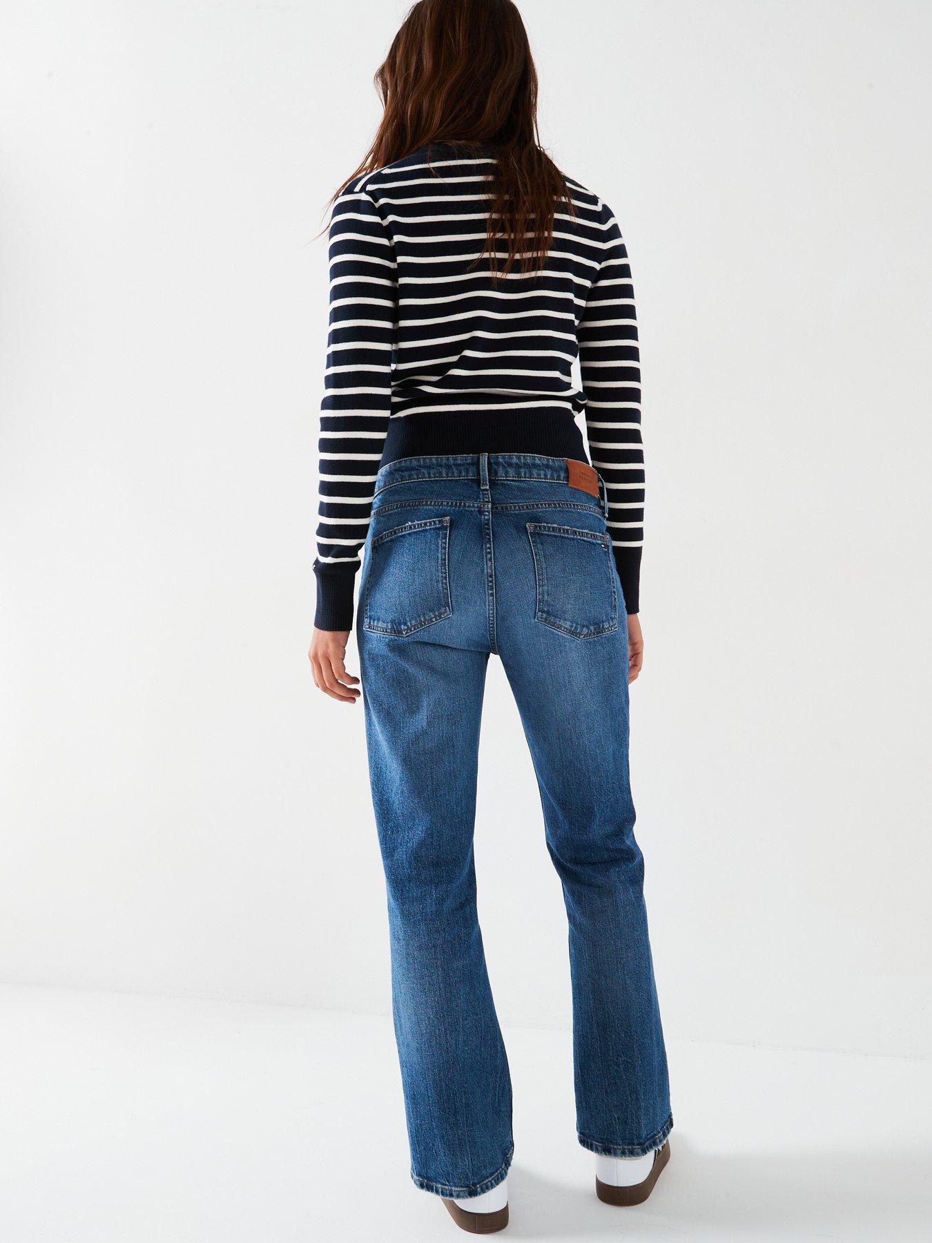 tommy-hilfiger-bootcut-jean-blueoutfit