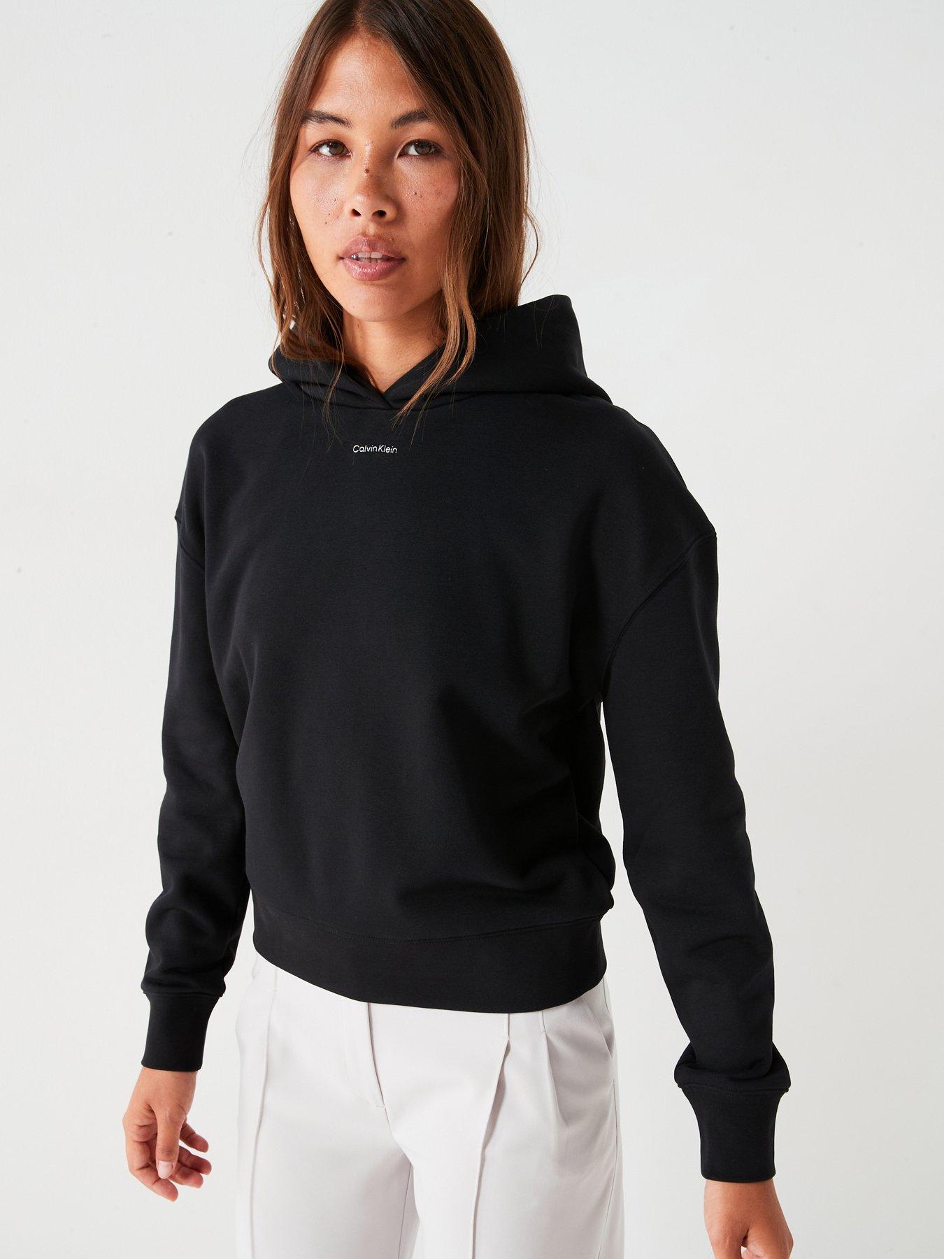 calvin-klein-nano-logo-relaxed-hoodie-blackfront