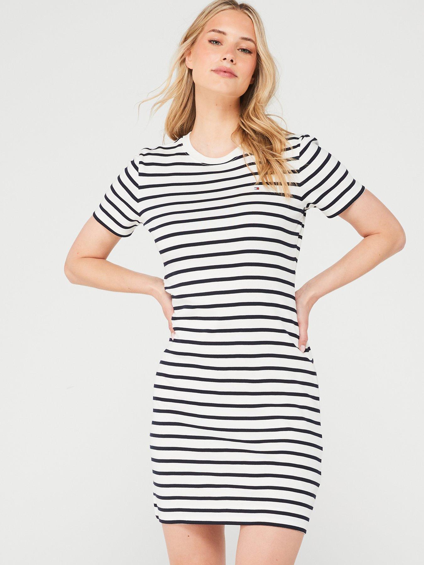 tommy-hilfiger-striped-bodycon-mini-dress-navy