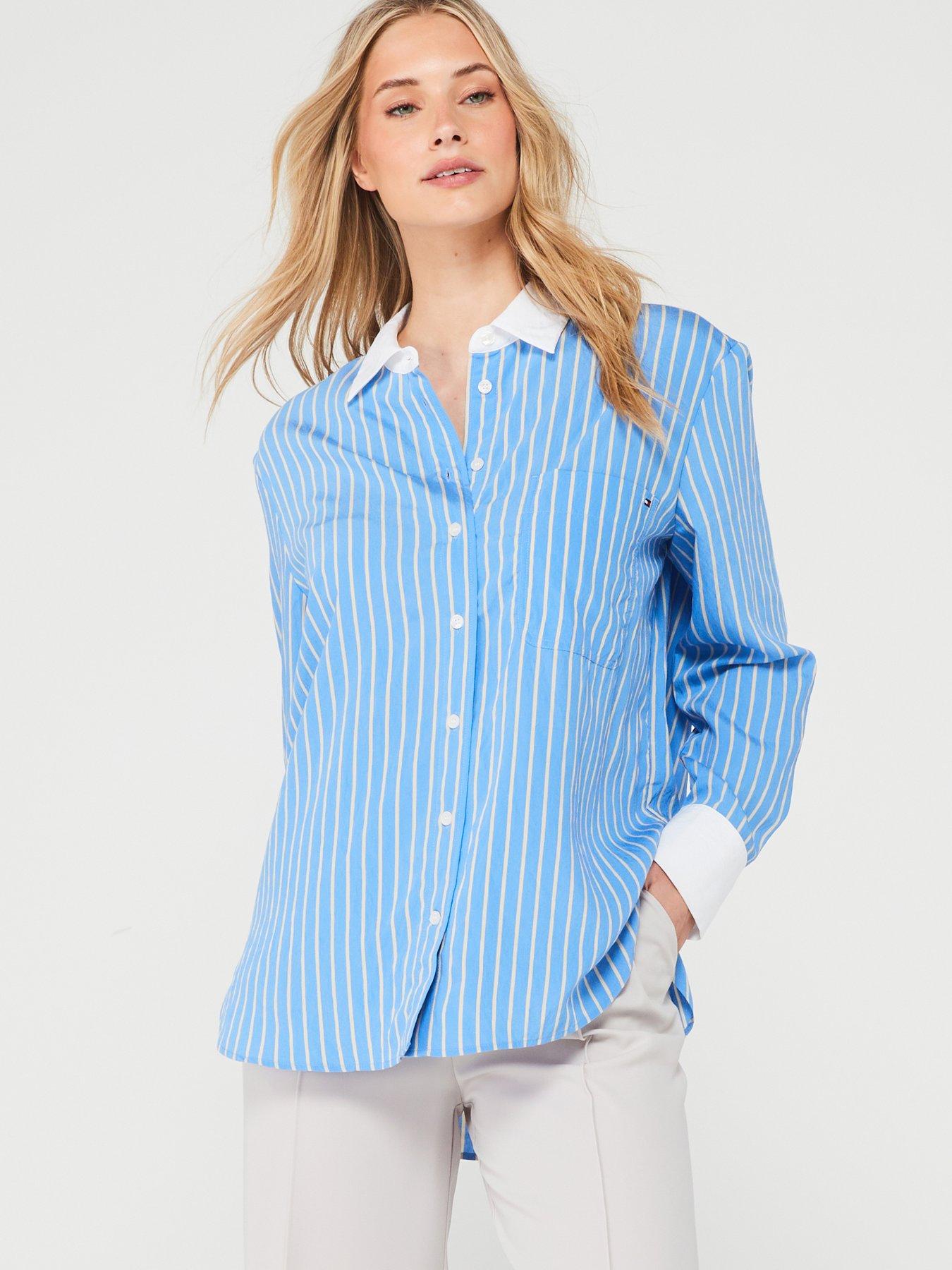 tommy-hilfiger-striped-long-sleeve-shirt-blue