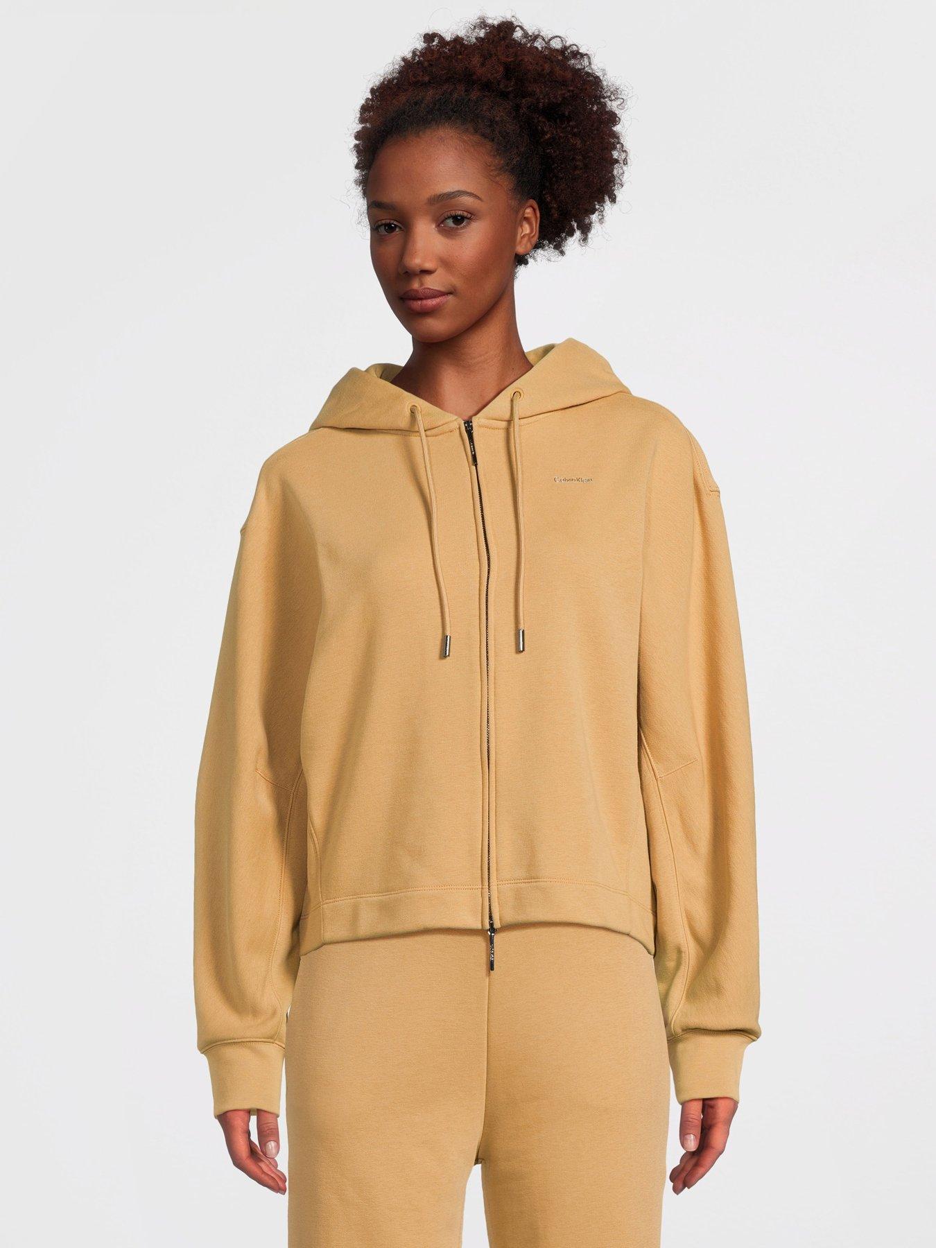 Calvin klein logo zip hoodie shop