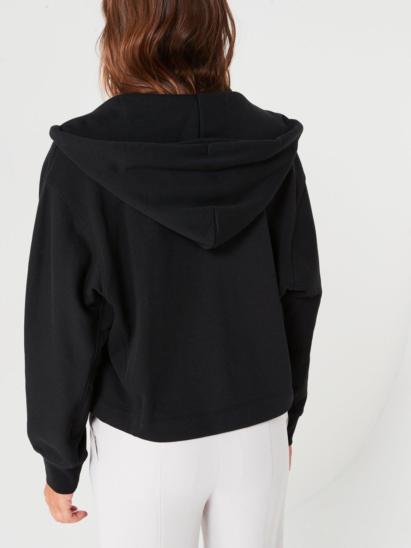 calvin-klein-nano-logo-zip-relaxed-hoodie-blackstillFront