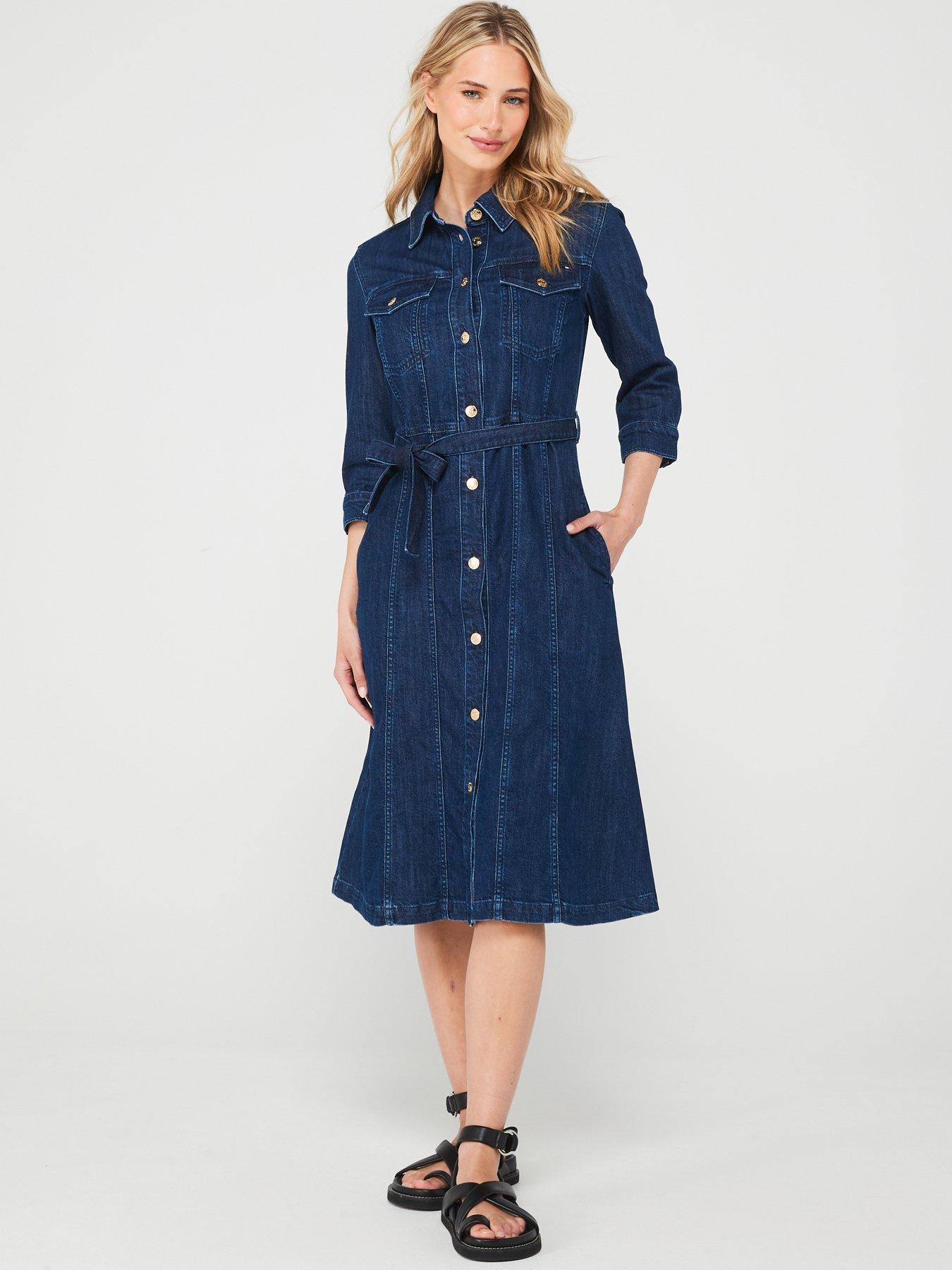 tommy-hilfiger-denim-belted-midi-dress-blueback