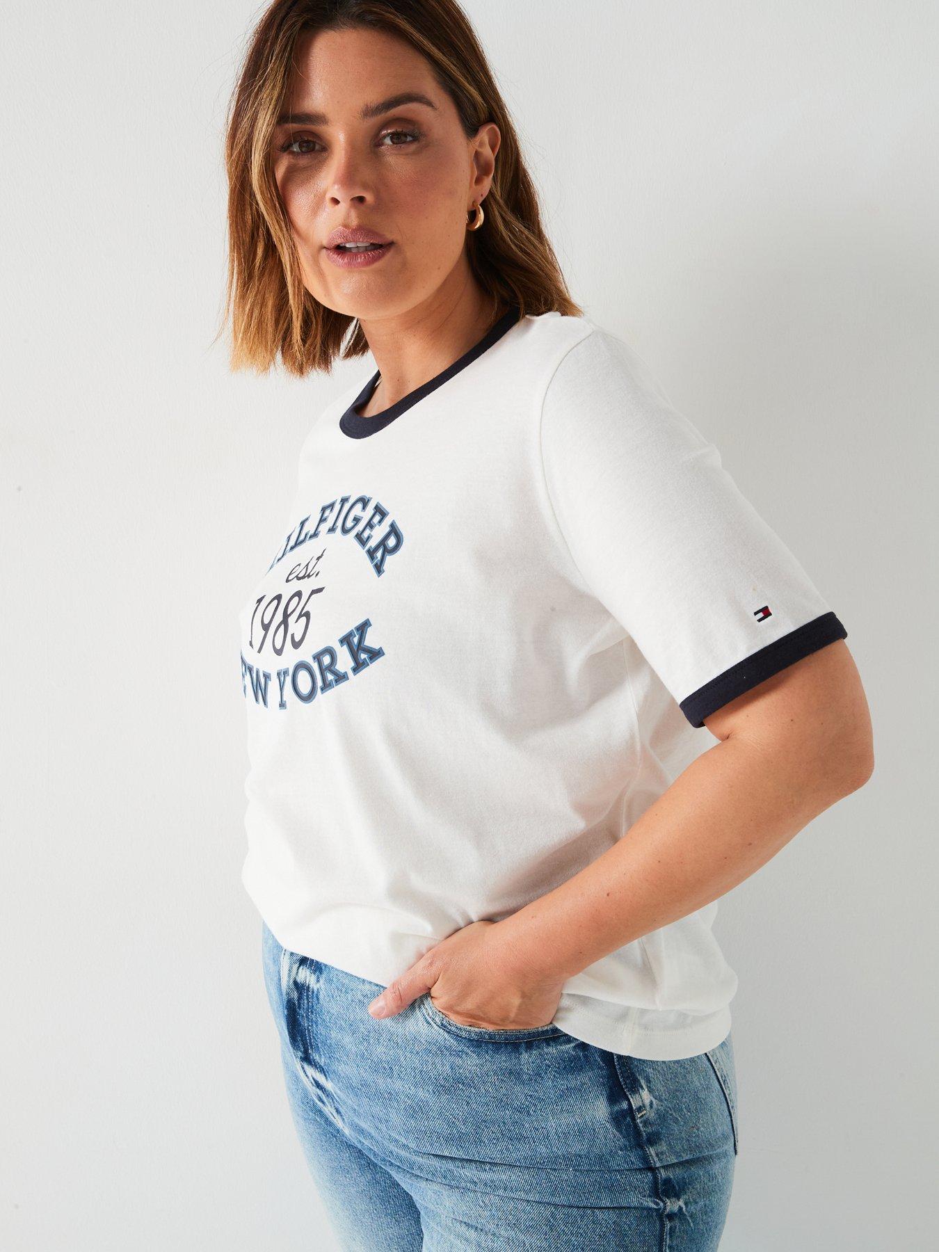 tommy-hilfiger-plus-size-varsity-logo-t-shirt-whiteoutfit