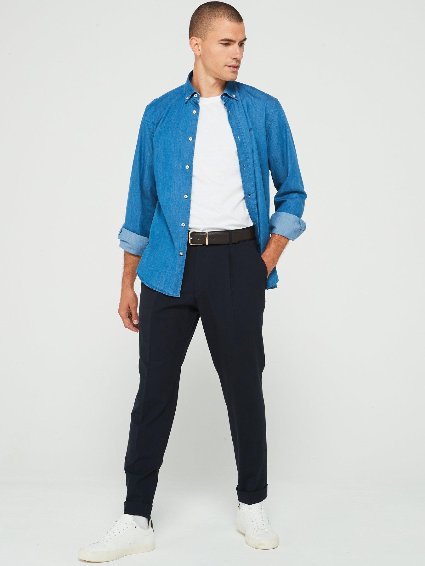 boss-pepe-casual-waistband-stretch-turn-up-casual-trousers-navyfront