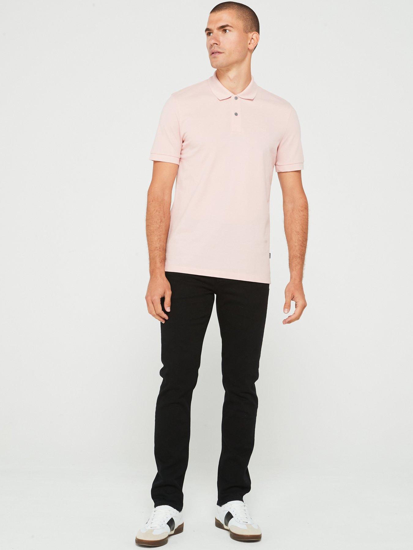 Image 3 of 4 of BOSS Delaware3 Slim Fit Cashmere Touch Jeans - Black