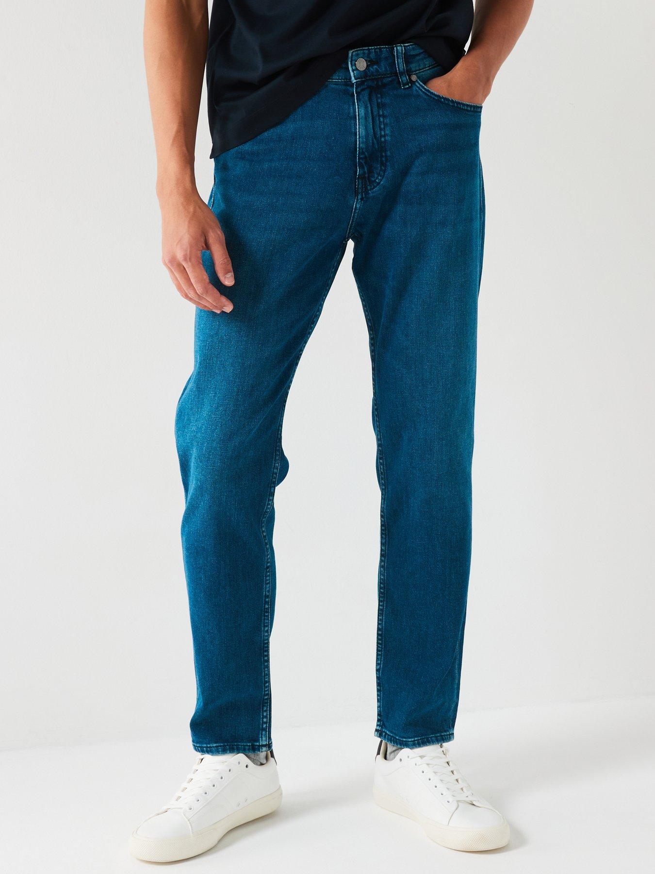 Image 1 of 4 of BOSS Re.Maine3 Regular Fit Modern Authentic Jeans - Dark Blue