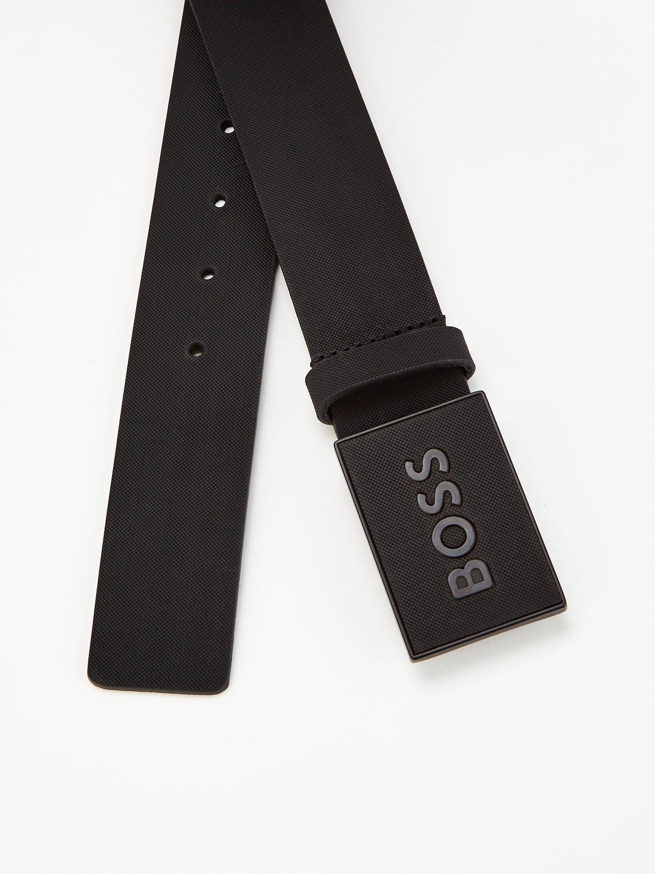 boss-icon-plate-logo-4cm-leather-belt--blackdetail