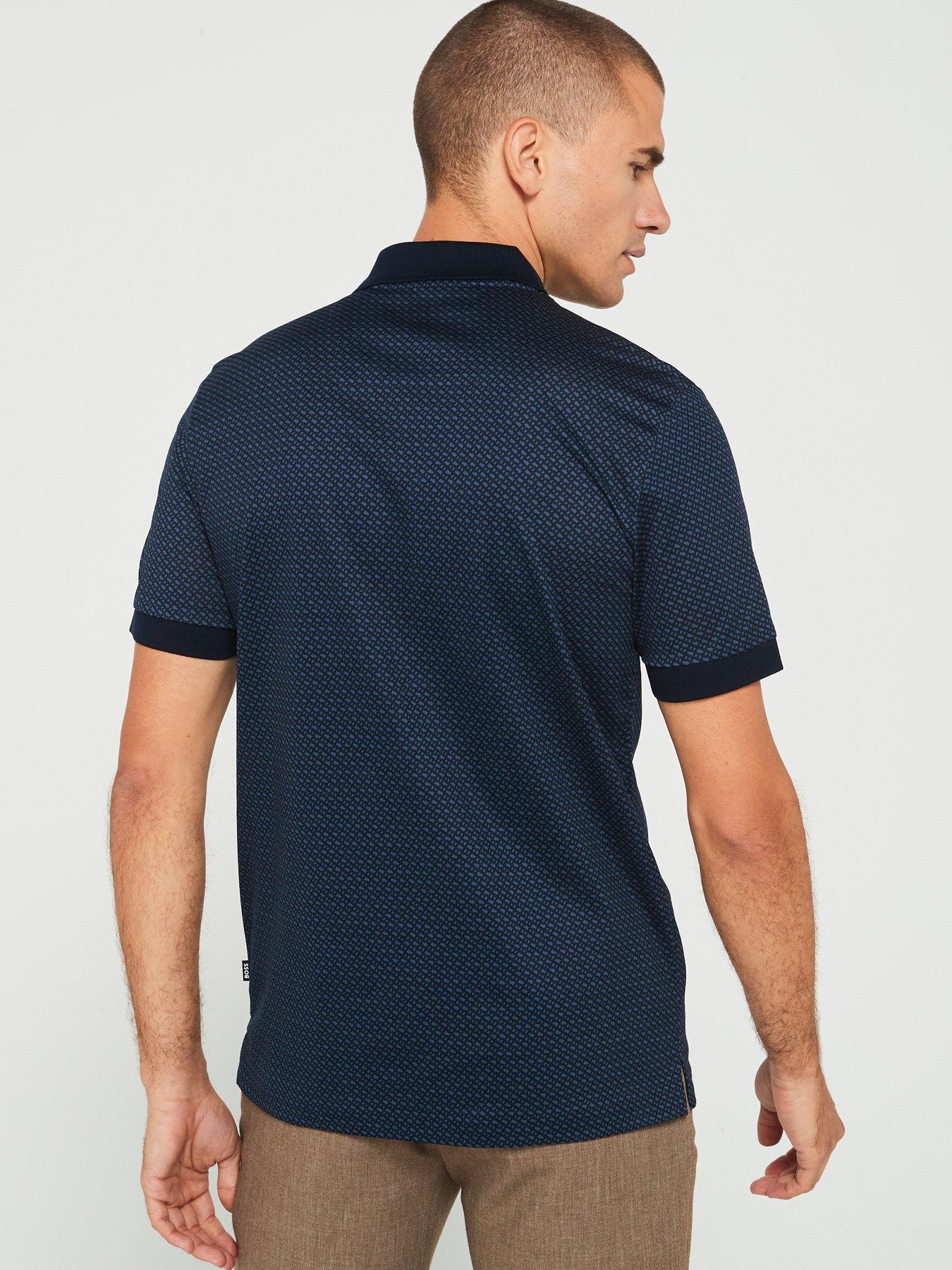 boss-h-parlay-204-regular-fit-micro-monogram-polo-shirt-navystillFront