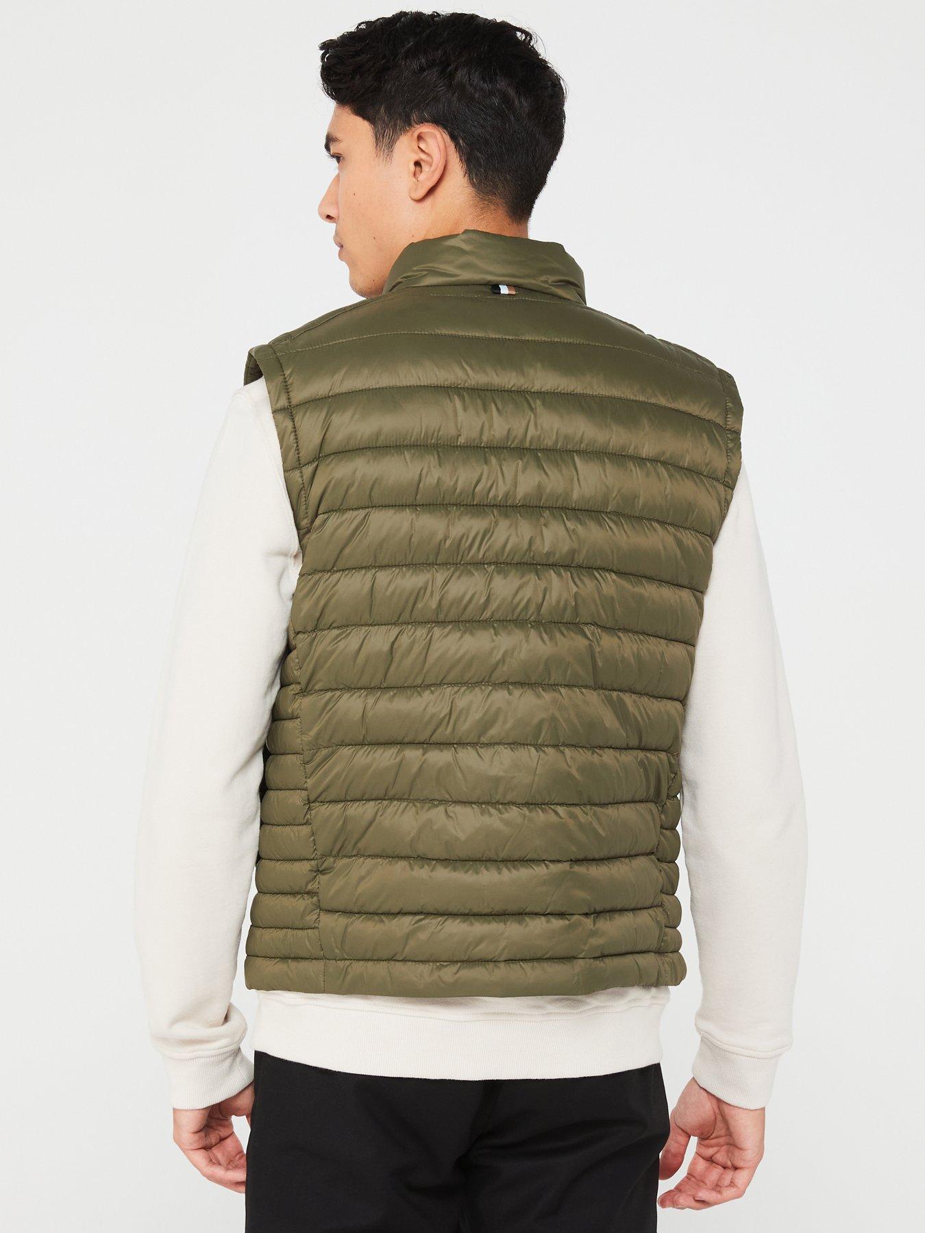 boss-calano-lightweight-padded-gilet-khakistillFront