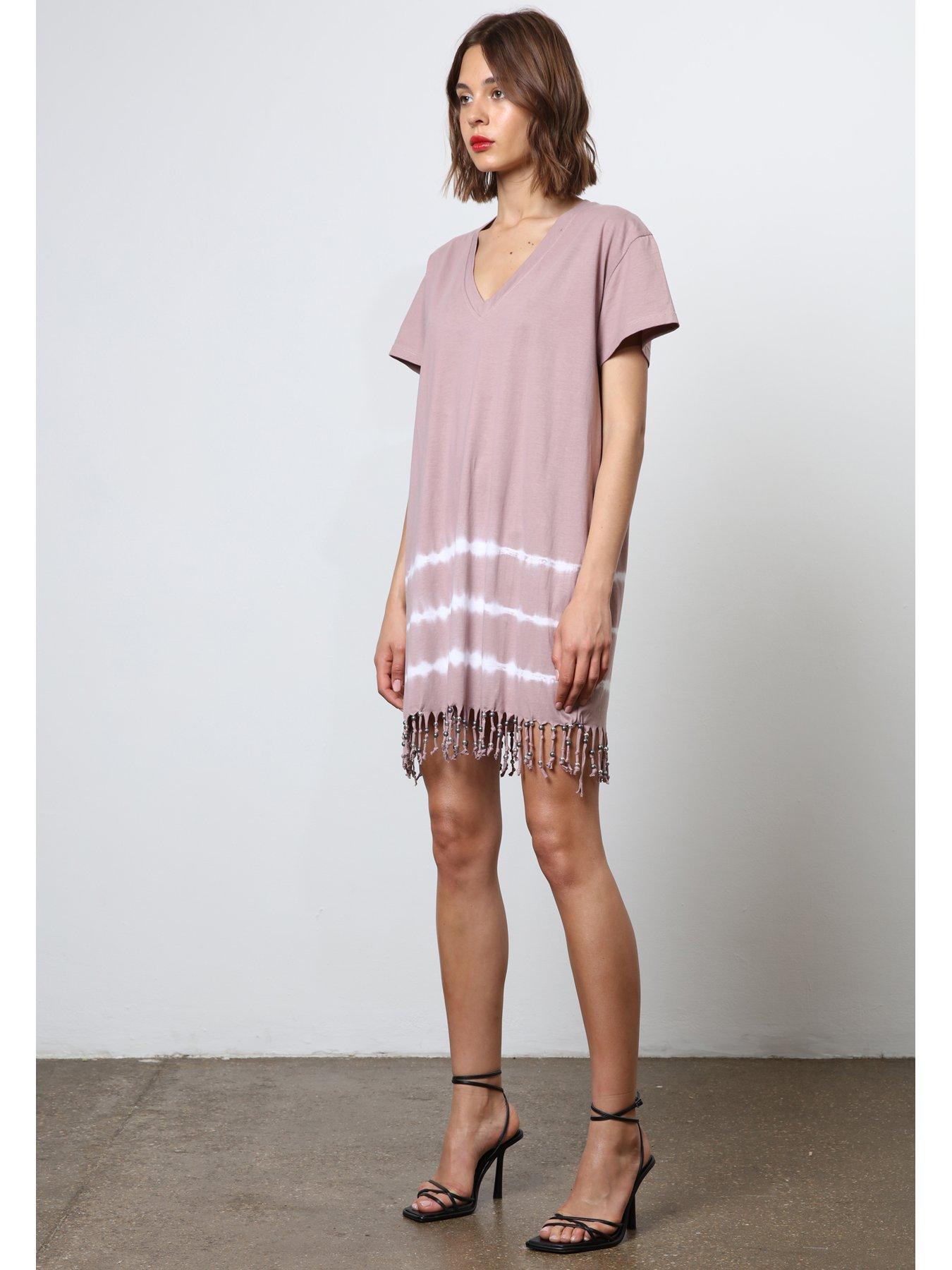 religion-religion-mini-tie-dye-t-shirt-dress-pinkback