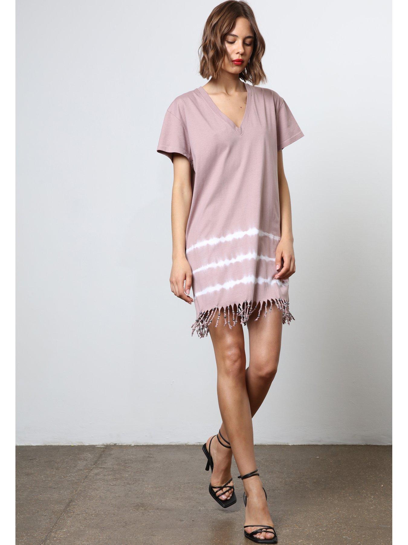 religion-religion-mini-tie-dye-t-shirt-dress-pinkoutfit