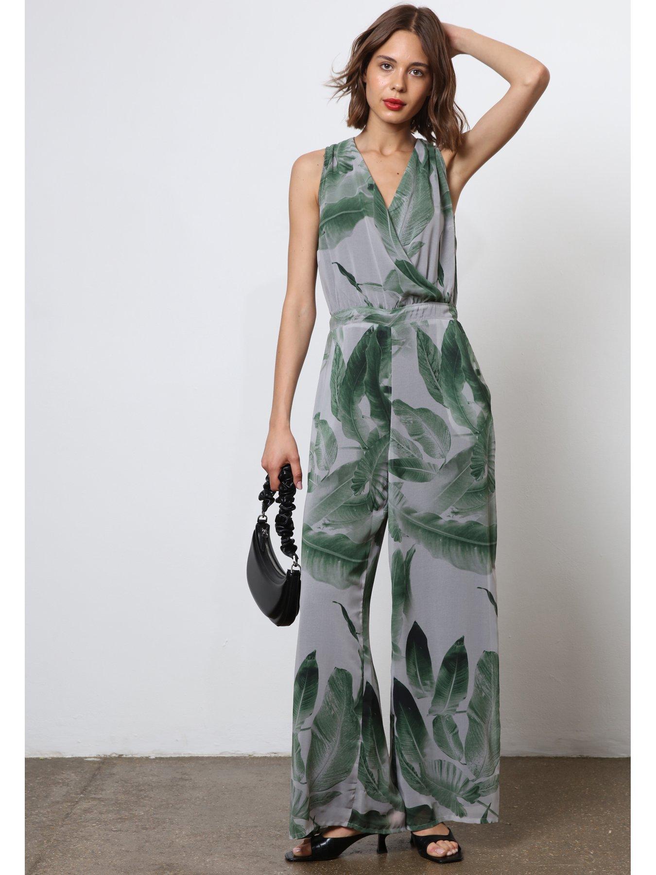 religion-wide-leg-jumpsuit-greenstillFront