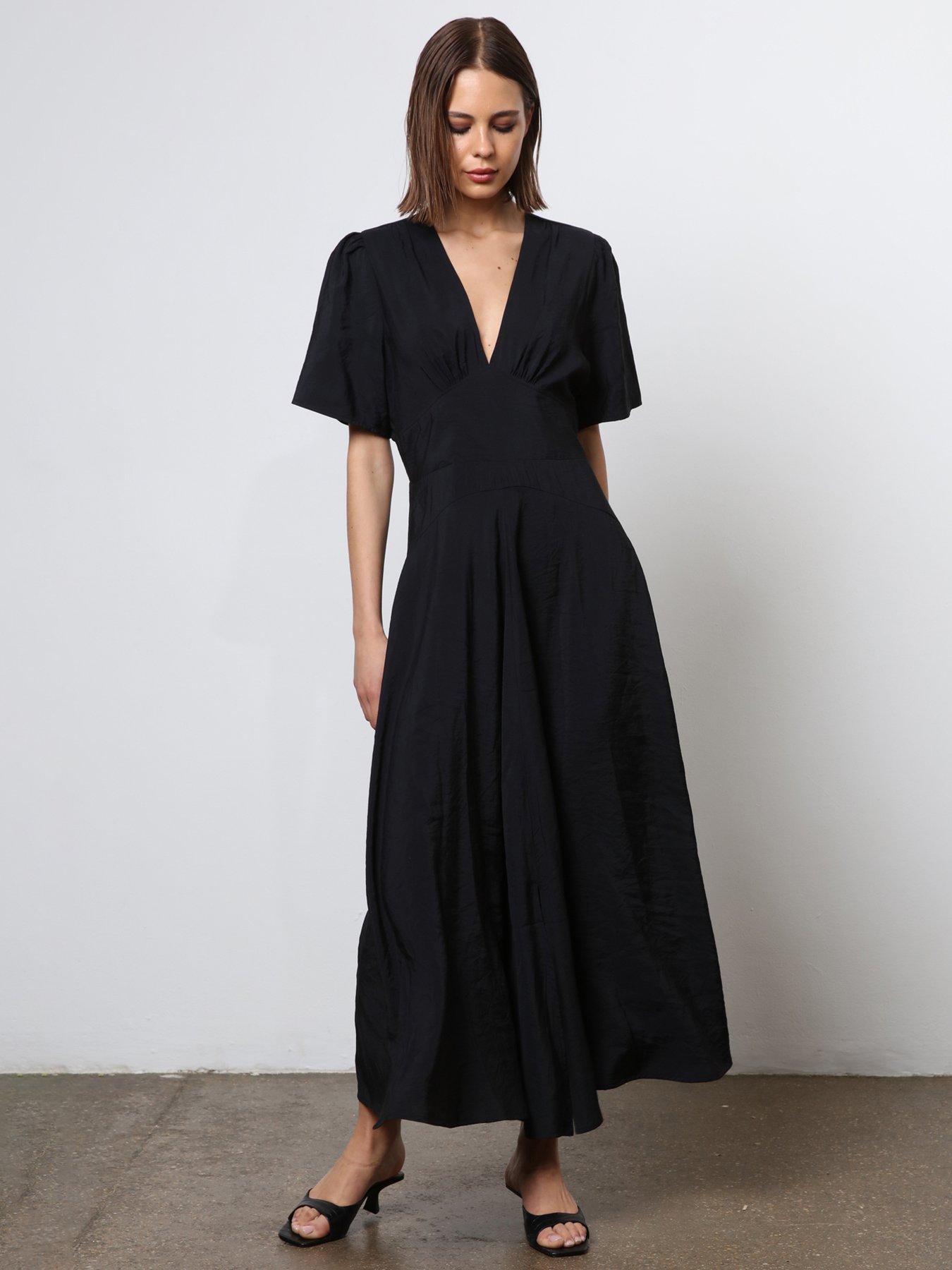 Image 1 of 6 of Religion Maxi Dress - Black