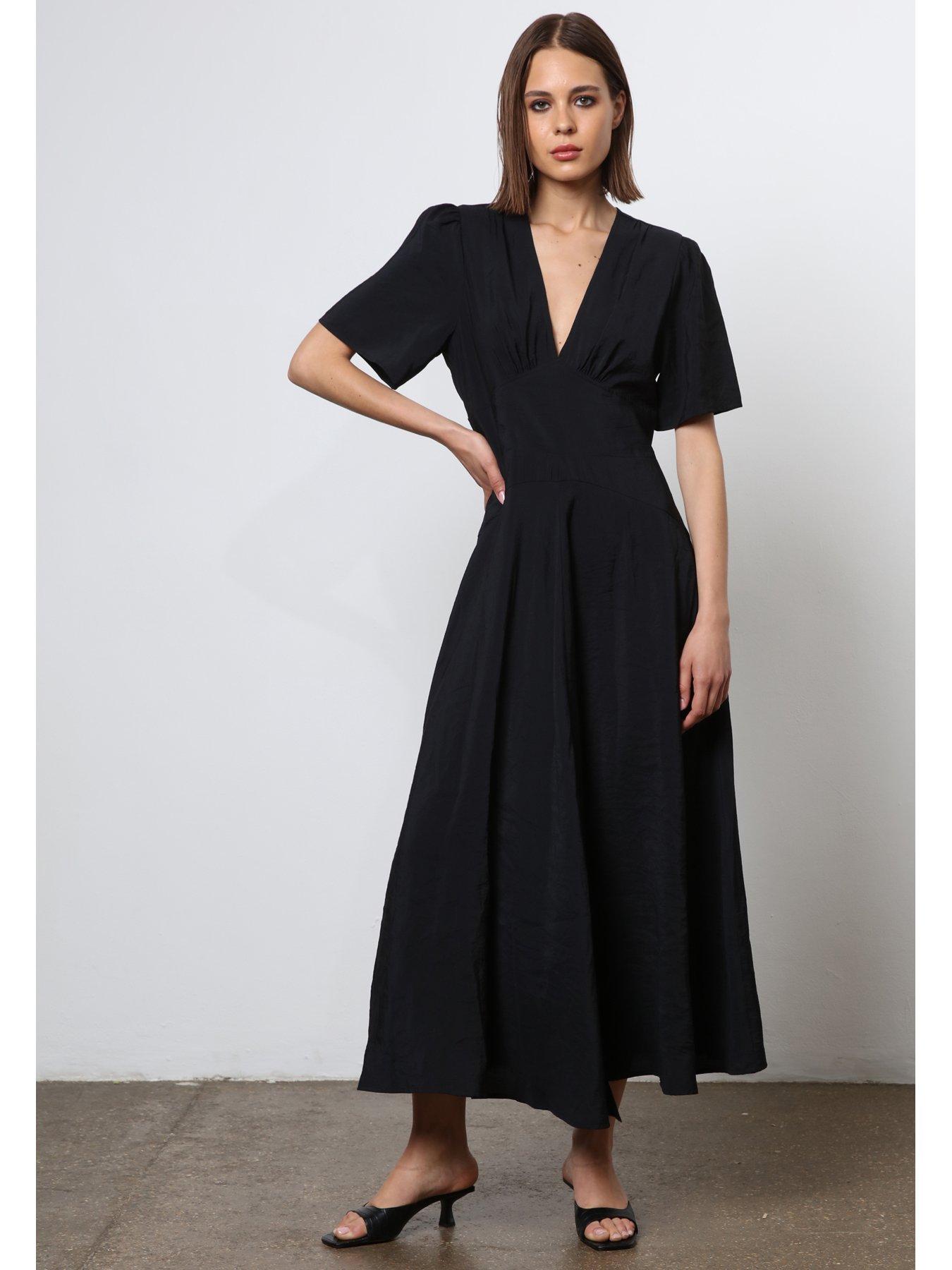 religion-maxi-dress-blackstillFront