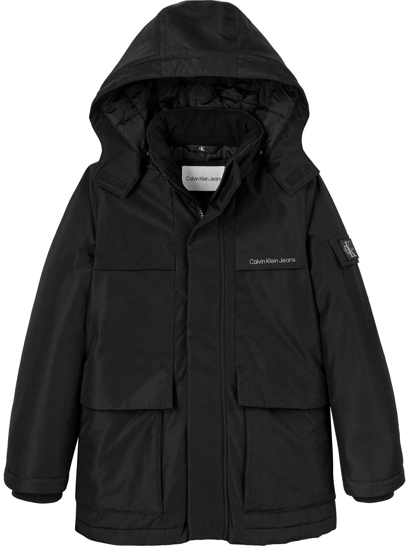 Image 2 of 5 of Calvin Klein Jeans Boys Back To School Jacket - Black