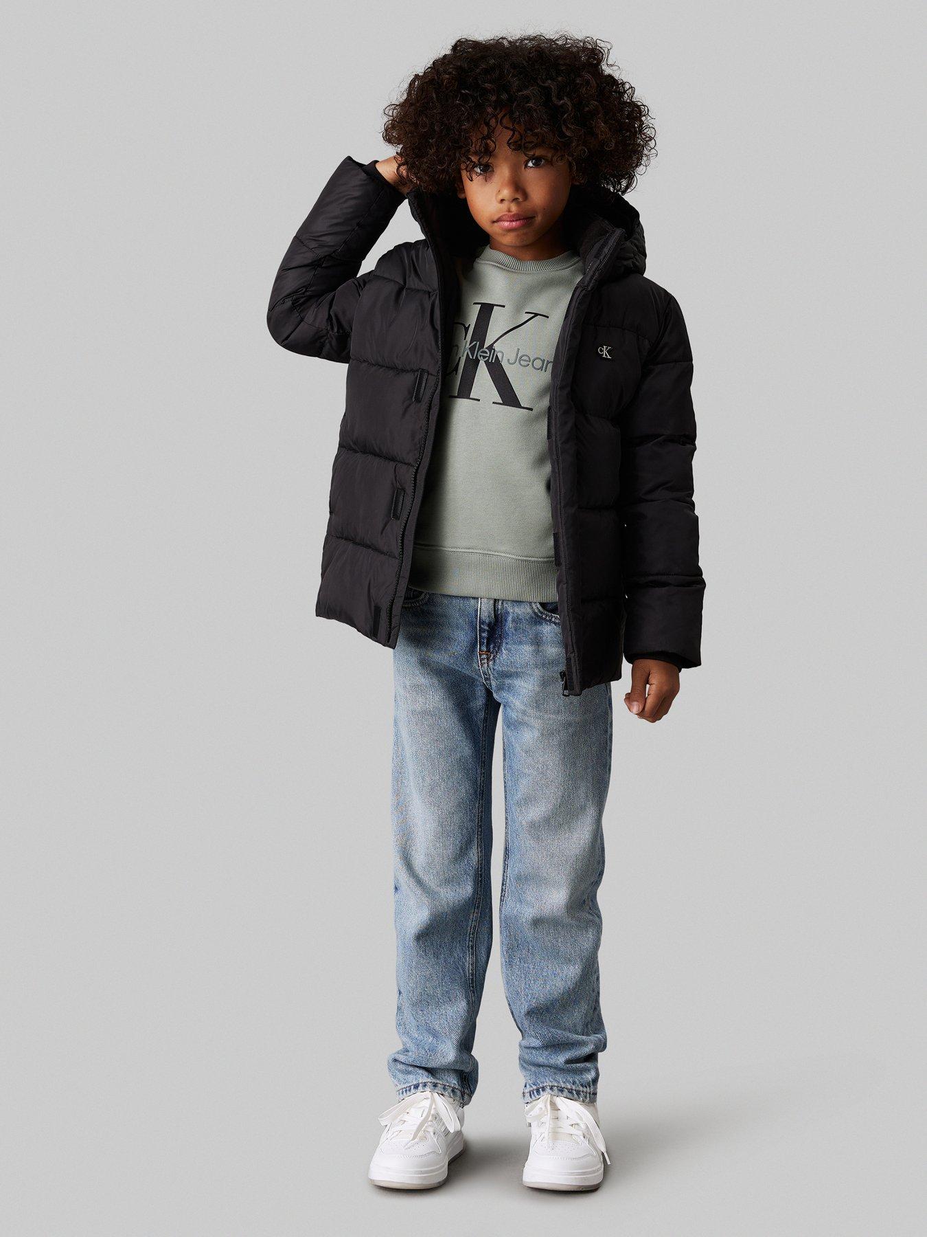 Image 2 of 4 of Calvin Klein Jeans Boys Essential Padded Jacket - Black