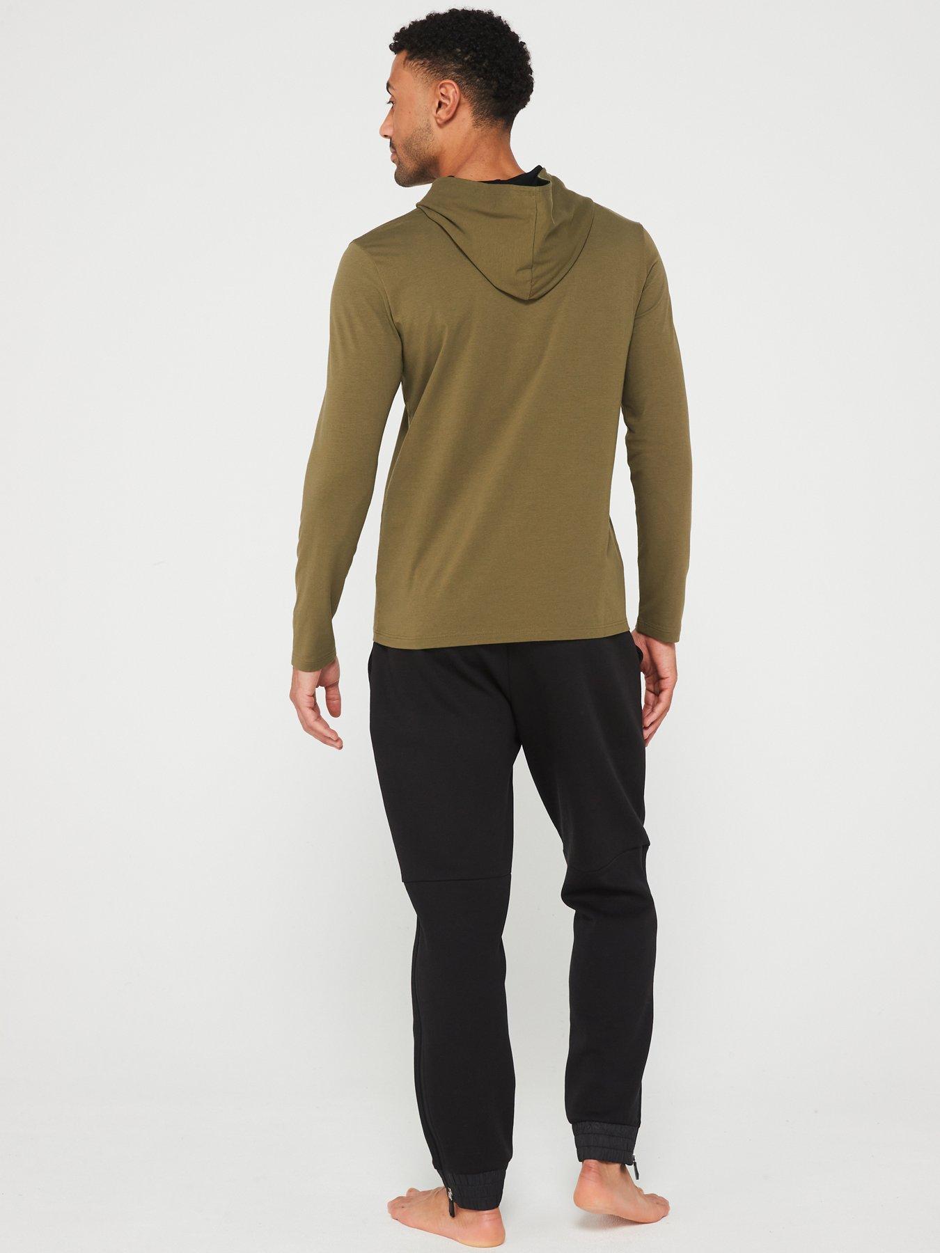 boss-mix-amp-match-lightweight-overhead-loungewear-hoodie-greenstillFront