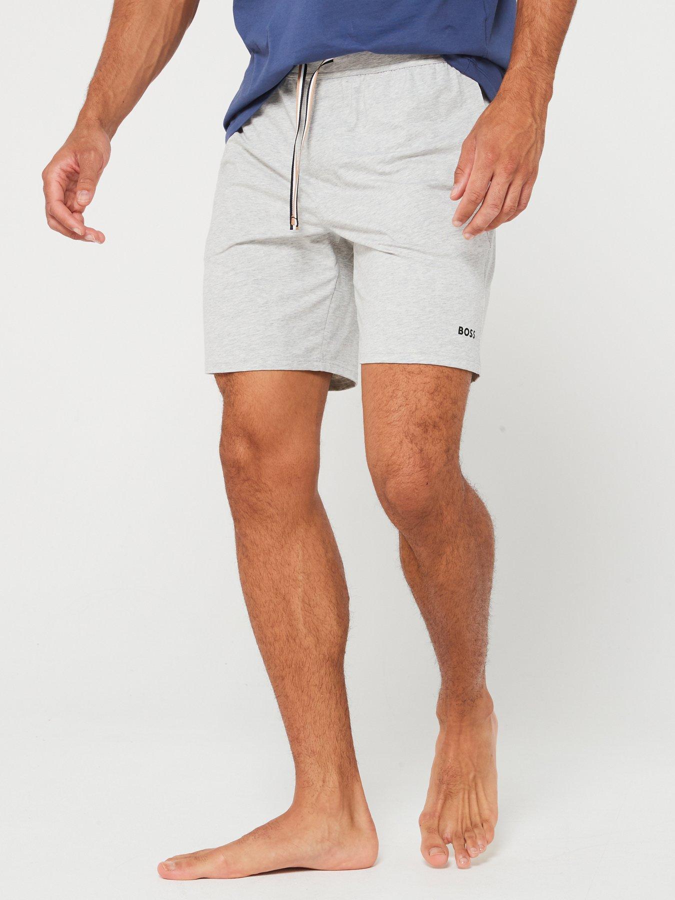 boss-unique-lightweight-loungewear-shorts-grey