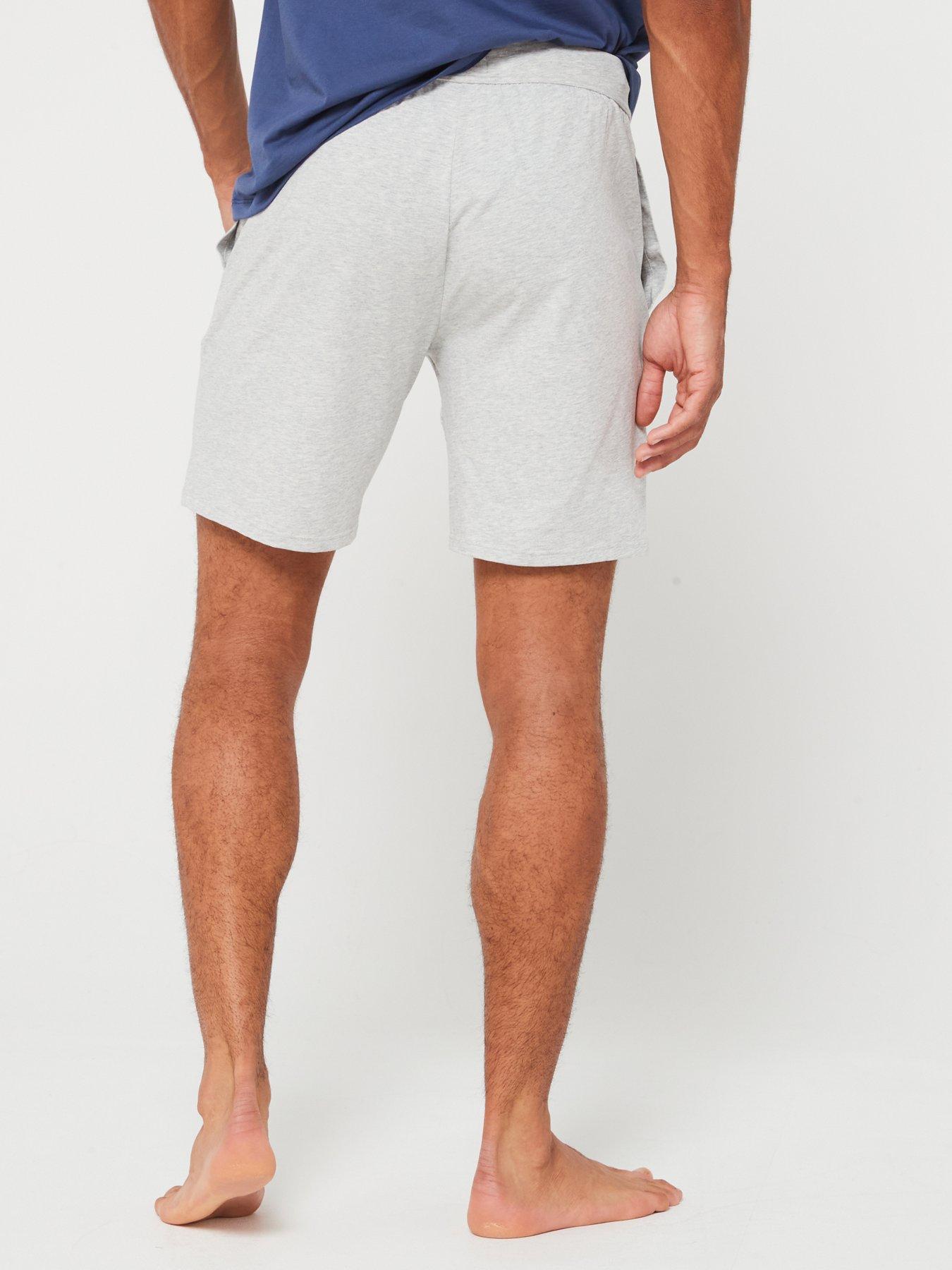 boss-unique-lightweight-loungewear-shorts-greystillFront