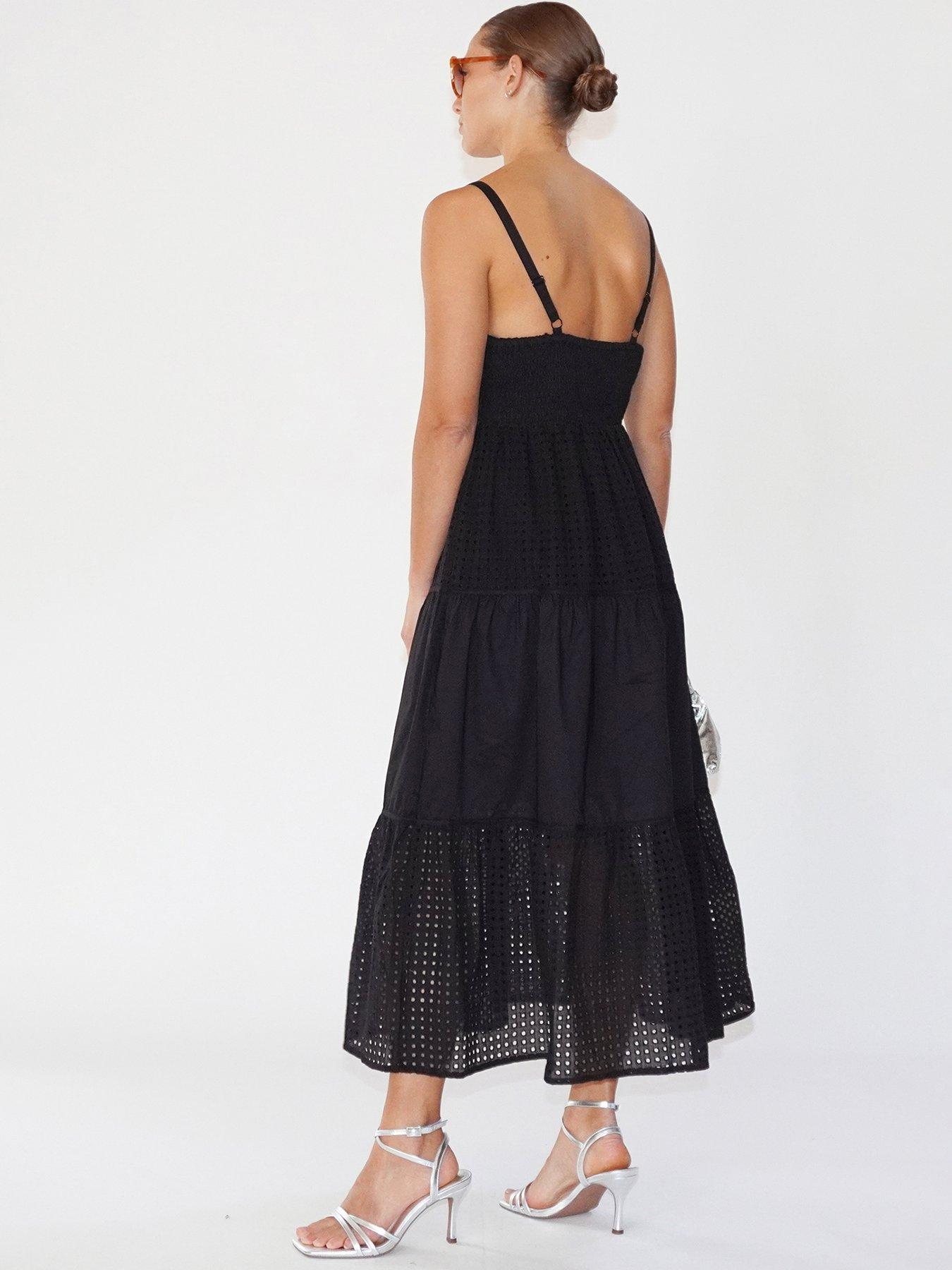 religion-religion-embroidered-midi-summer-dress-blackstillFront