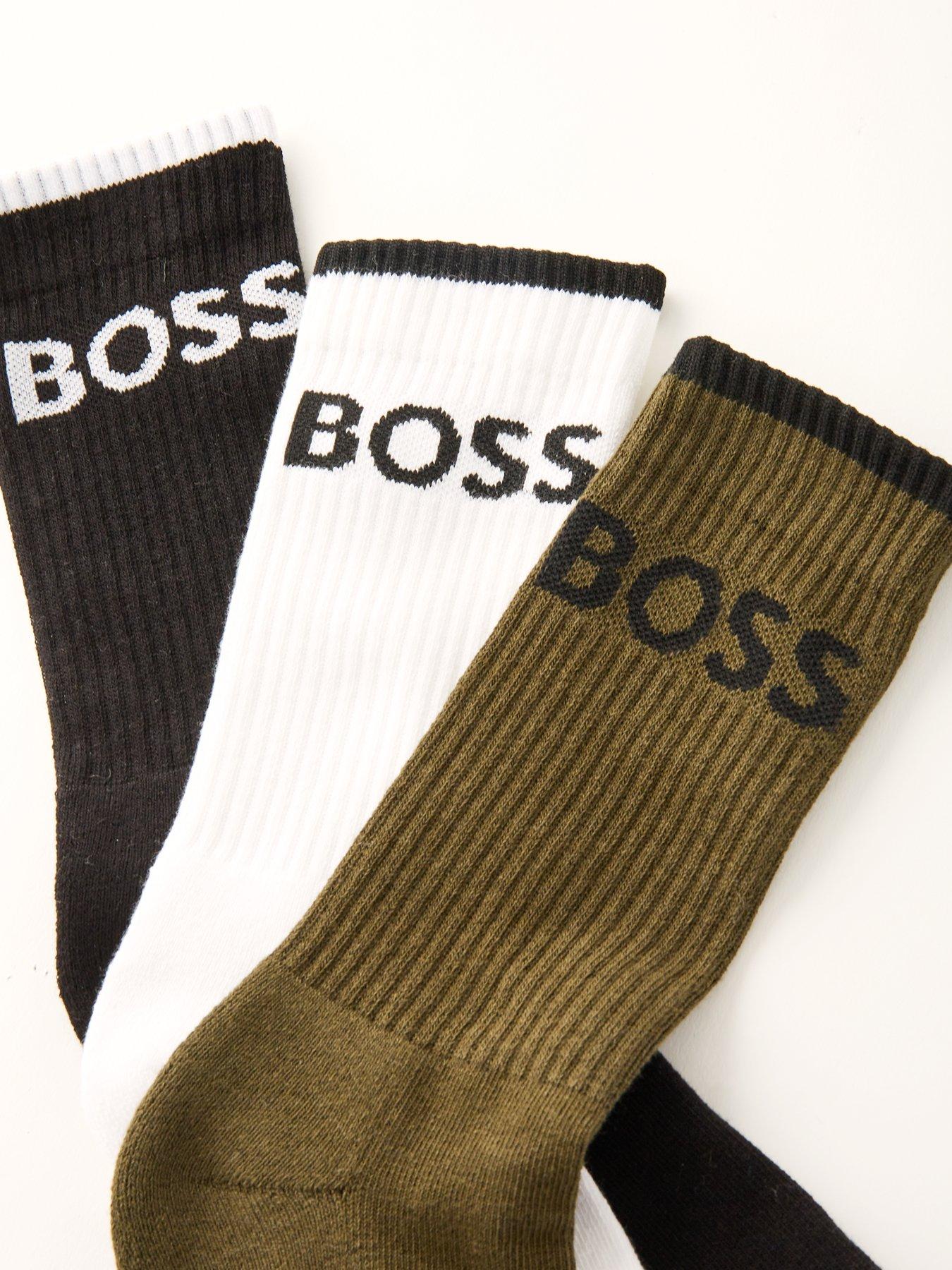 boss-6-pack-crew-sports-socks-blackwhitestillFront