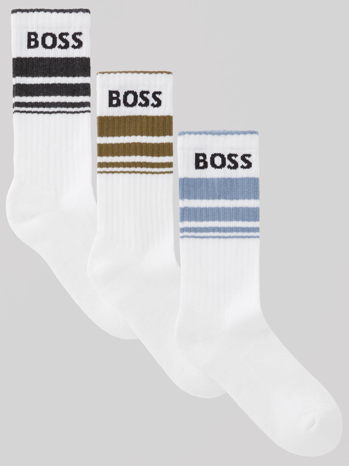 boss-3-pack-crew-sports-socks-white