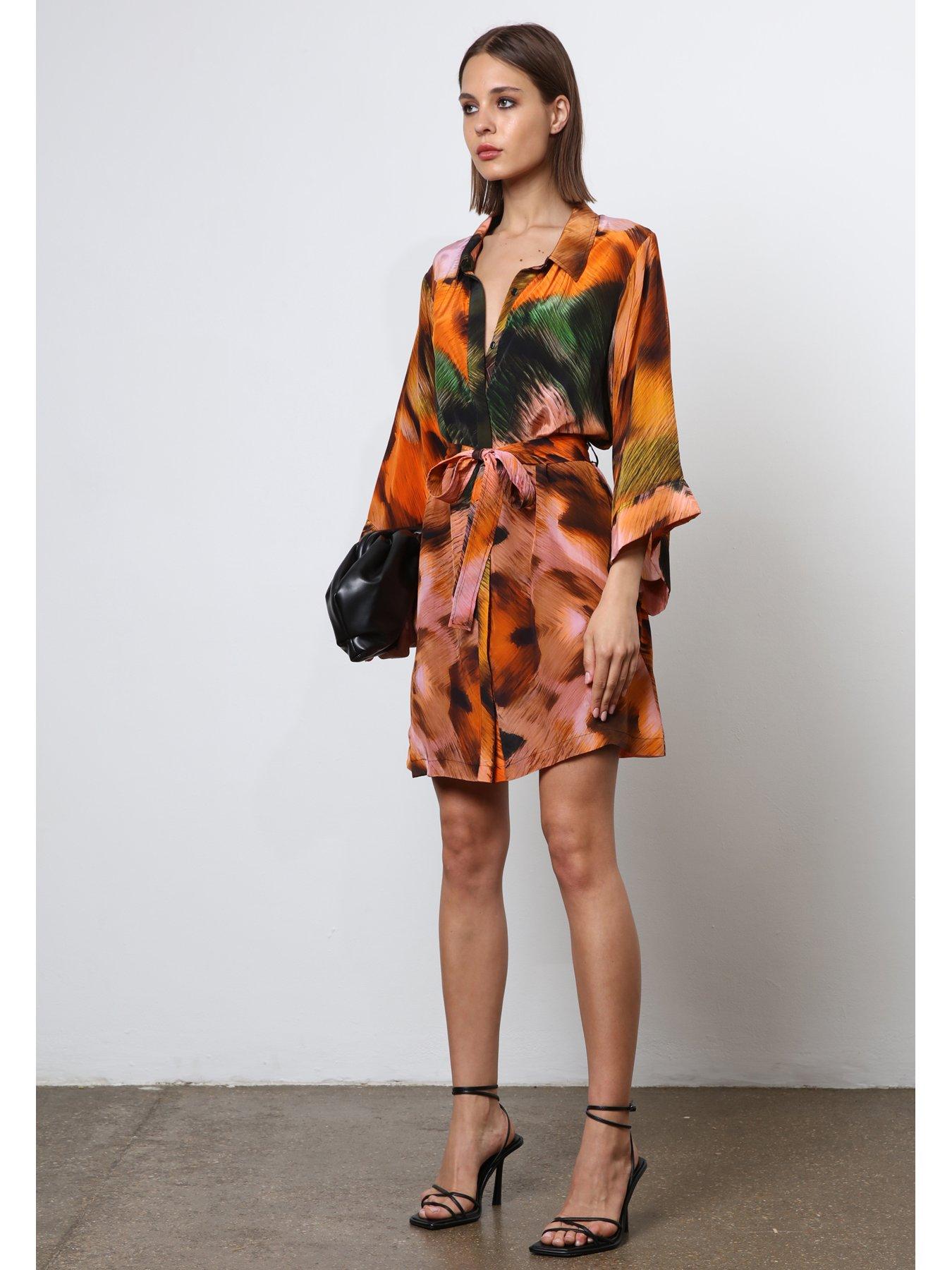 religion-printed-shirt-dress-orangedetail