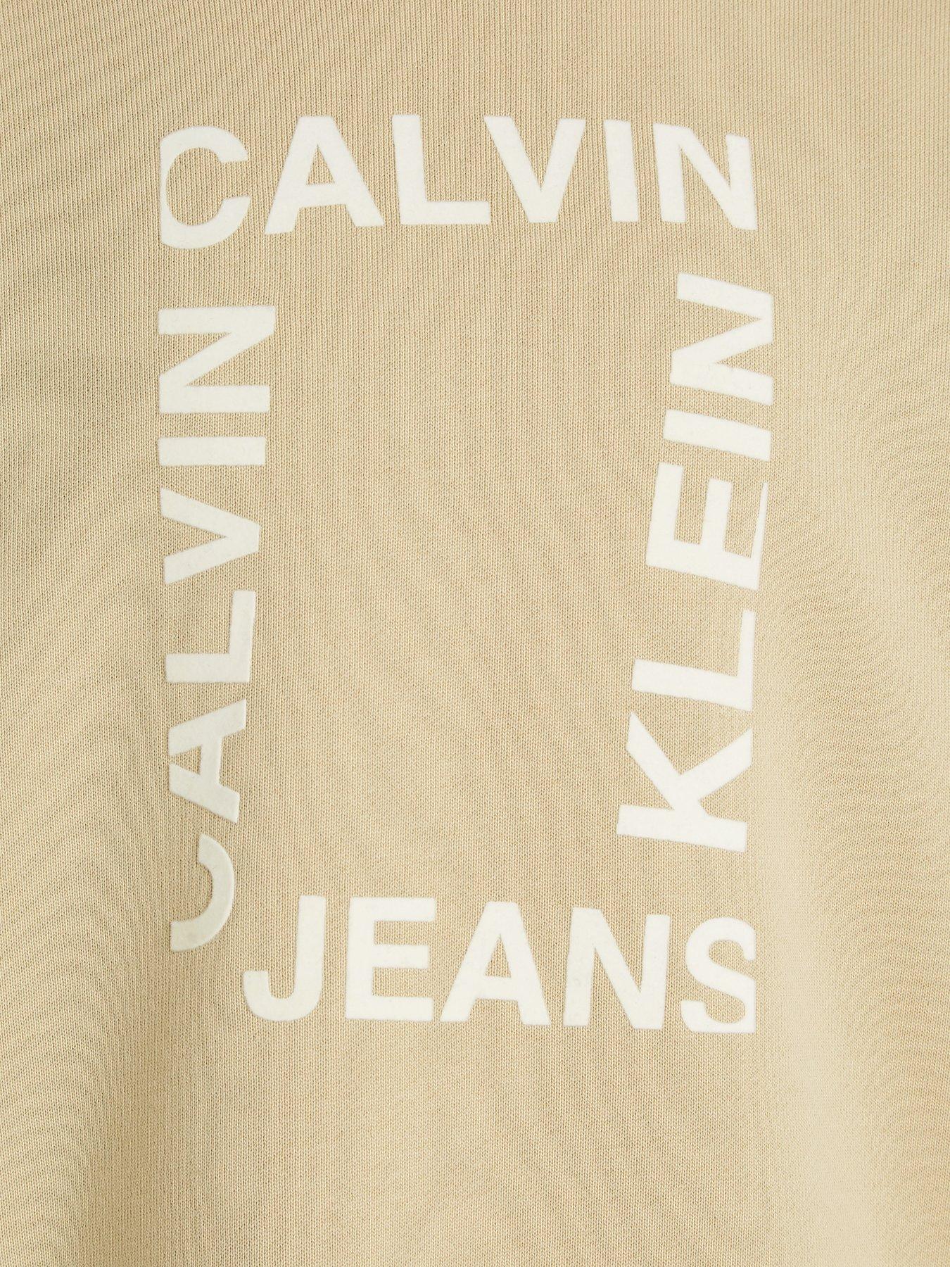 calvin-klein-jeans-boys-maxi-hero-flock-logo-sweat-light-khakidetail