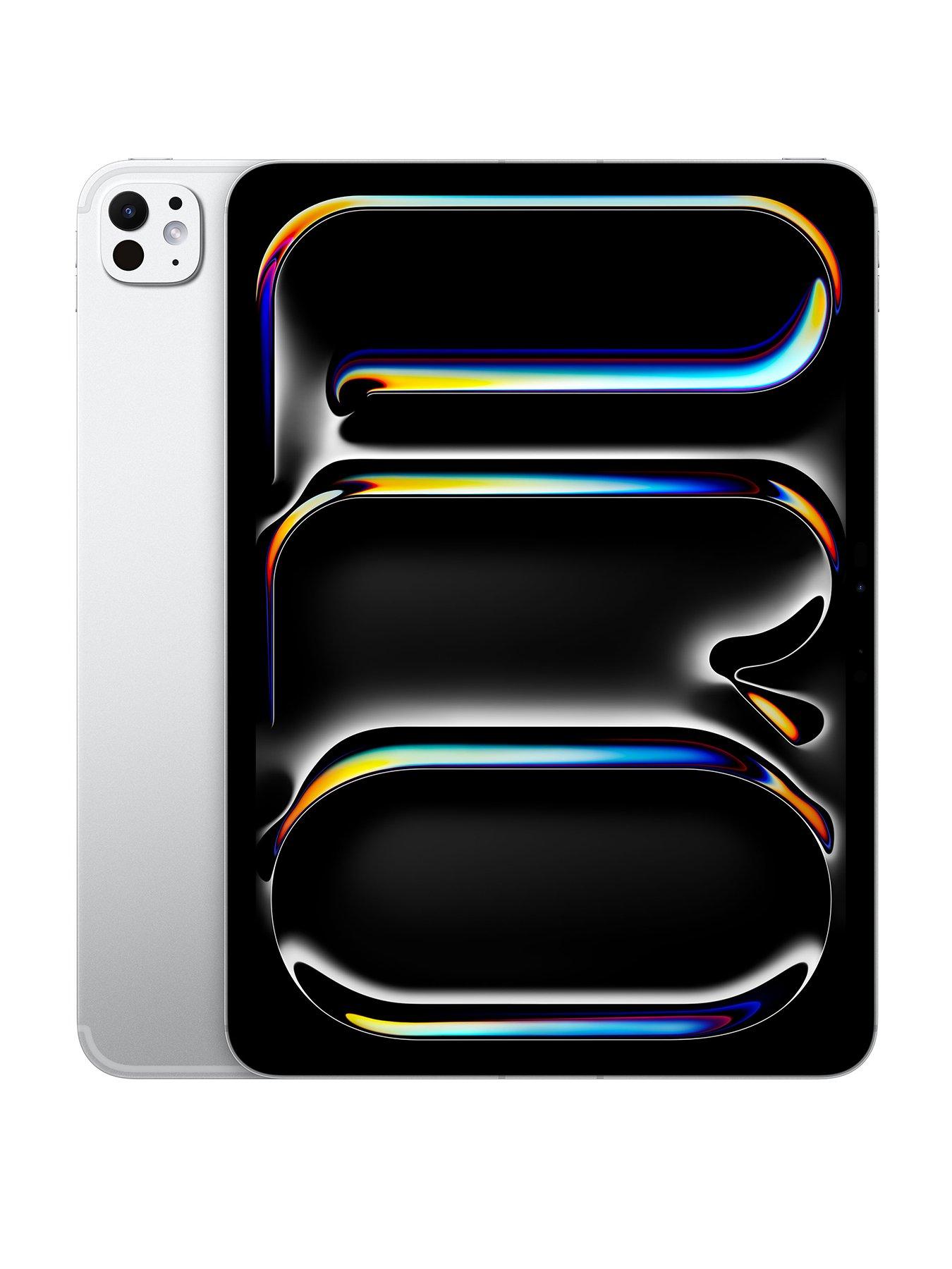 undefined iPad Pro (M4, 2024) 11-inch, Wi-Fi  &  Cellular, 256Gb with Standard Glass - Silver