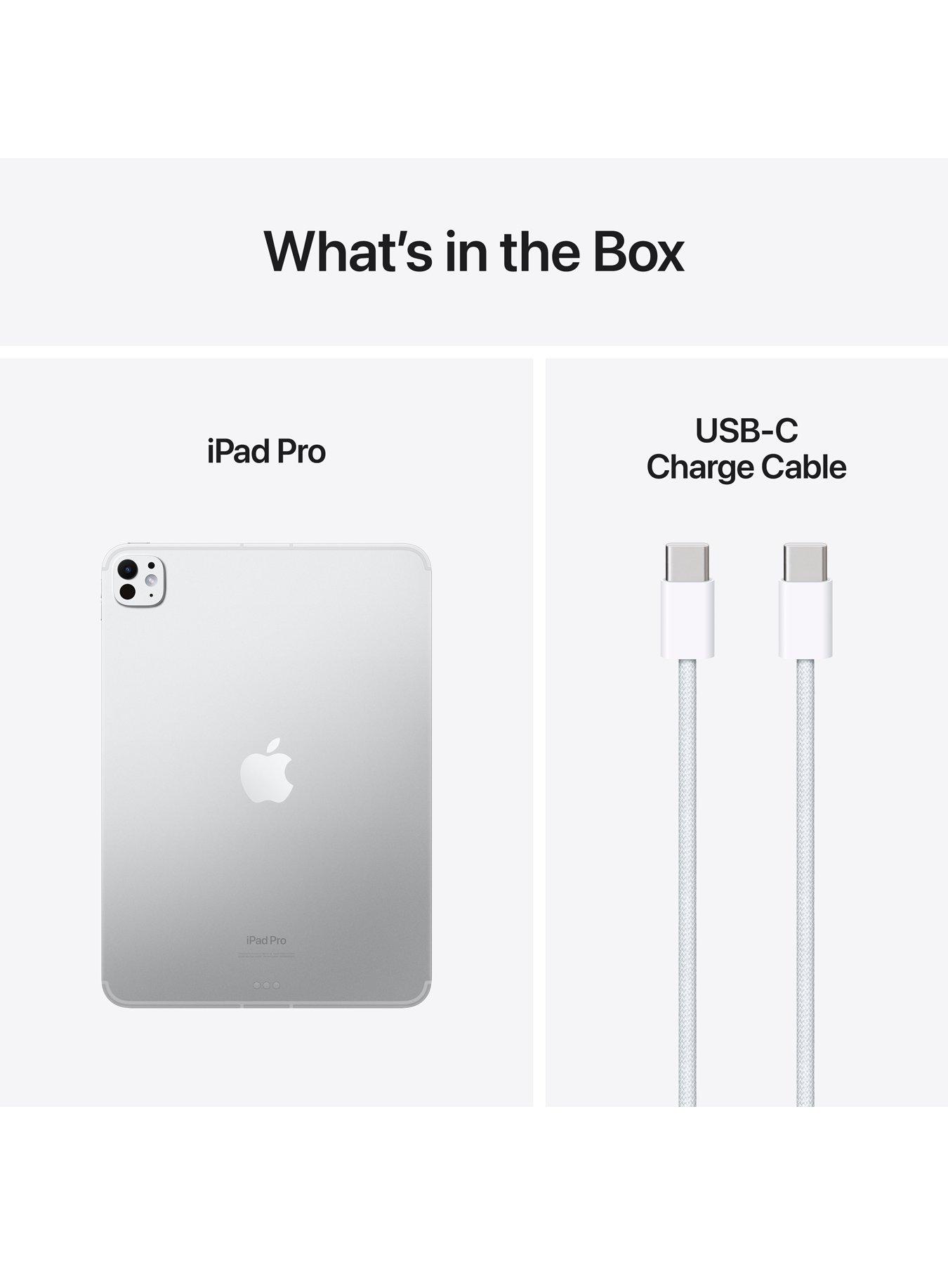 Image 7 of 8 of Apple iPad Pro (M4, 2024) 11-inch, Wi-Fi &amp; Cellular, 256Gb with Standard Glass - Silver