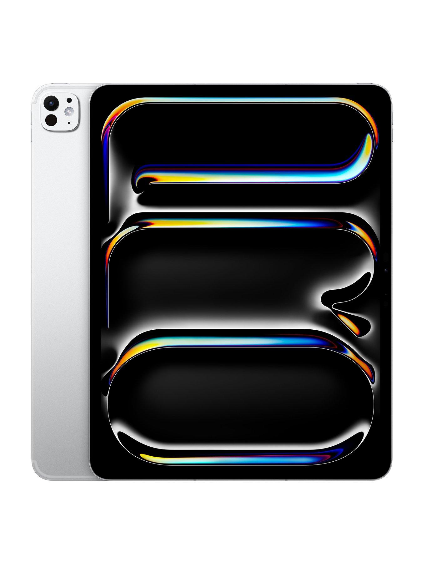 undefined iPad Pro (M4, 2024) 13-inch, Wi-Fi  &  Cellular, 256Gb with Standard Glass - Silver