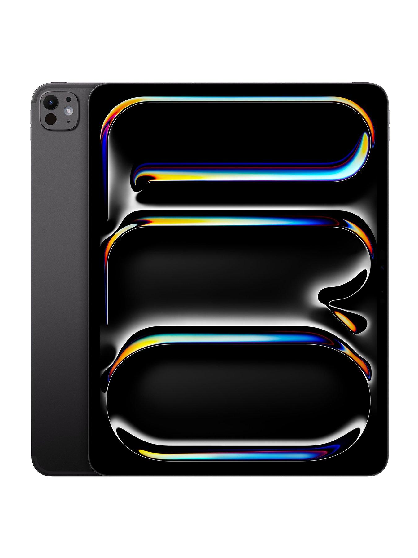 undefined iPad Pro (M4, 2024) 13-inch, Wi-Fi  &  Cellular, 512Gb with Standard Glass - Space Black