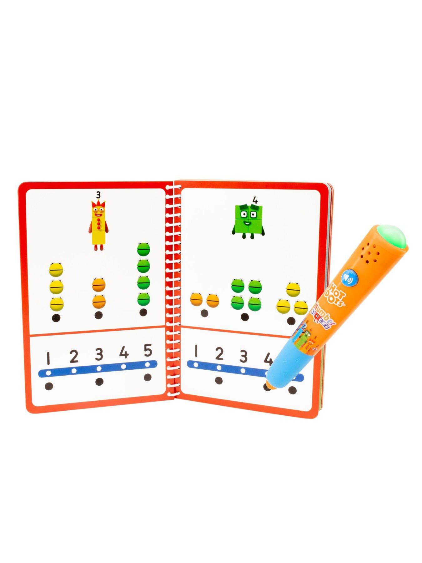 learning-resources-hot-dots-1-10-numberblocks-activity-book-interactive-penback