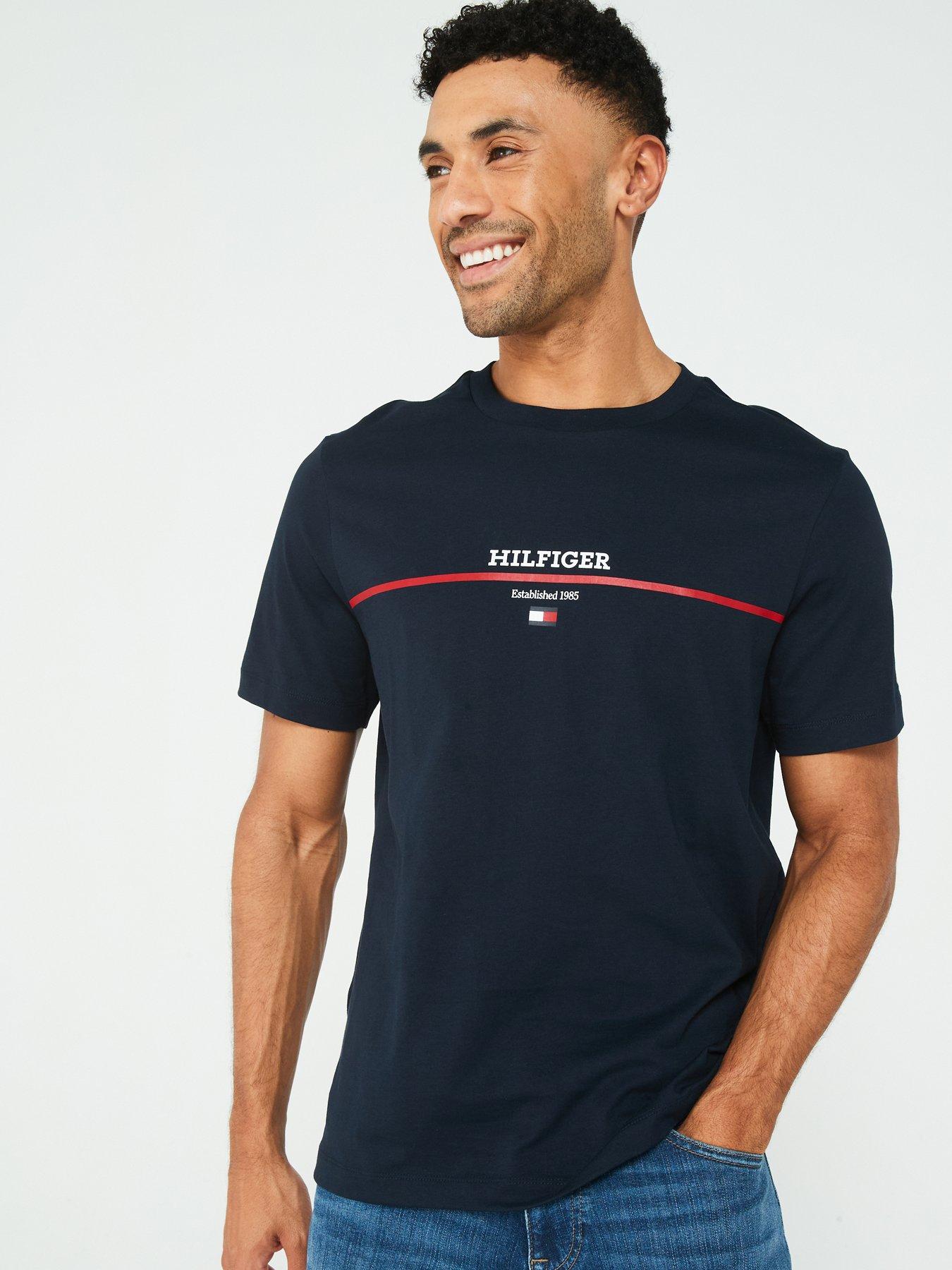 tommy-hilfiger-tommy-hilfiger-chest-stripe-t-shirt-navy