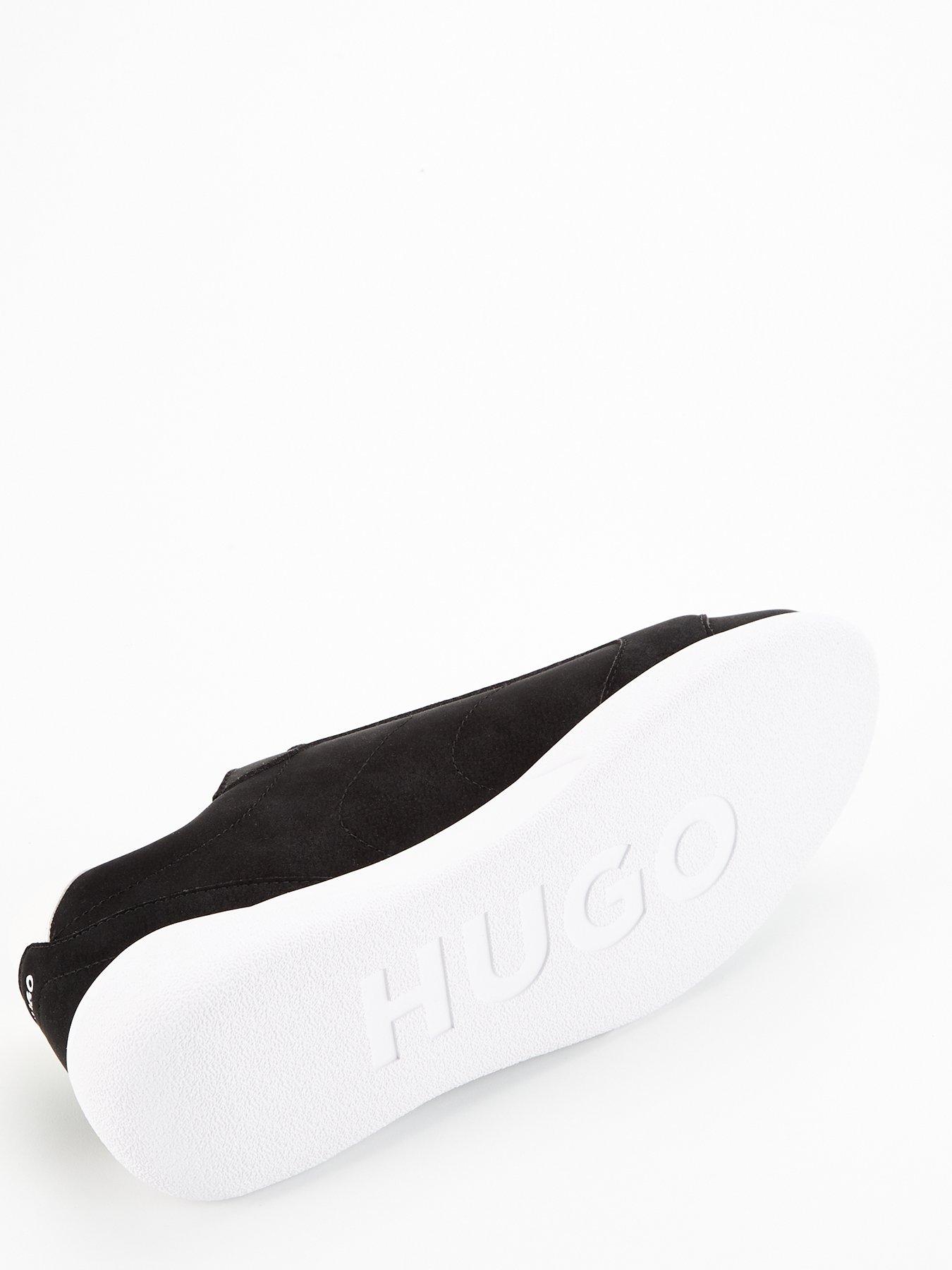 hugo-hugo-riven-nubuck-lace-sneaker-blackwhitedetail