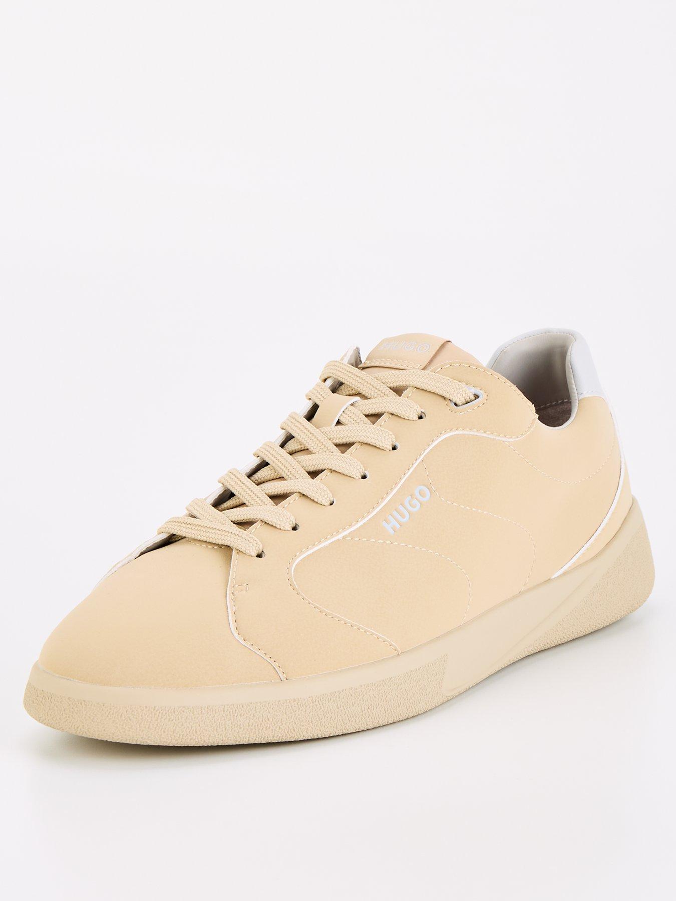 hugo-hugo-riven-nubuck-lace-sneaker-beigestillFront