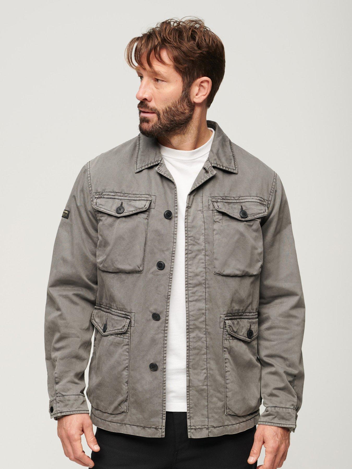 Military M65 Lightweight Jacket Dark Grey