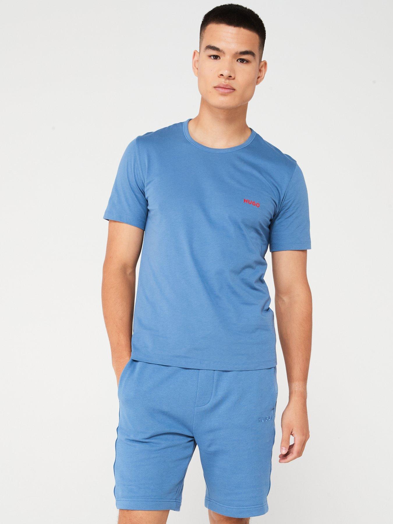 hugo-hugo-3-pack-logo-loungewear-t-shirt-bluenavygreenstillFront