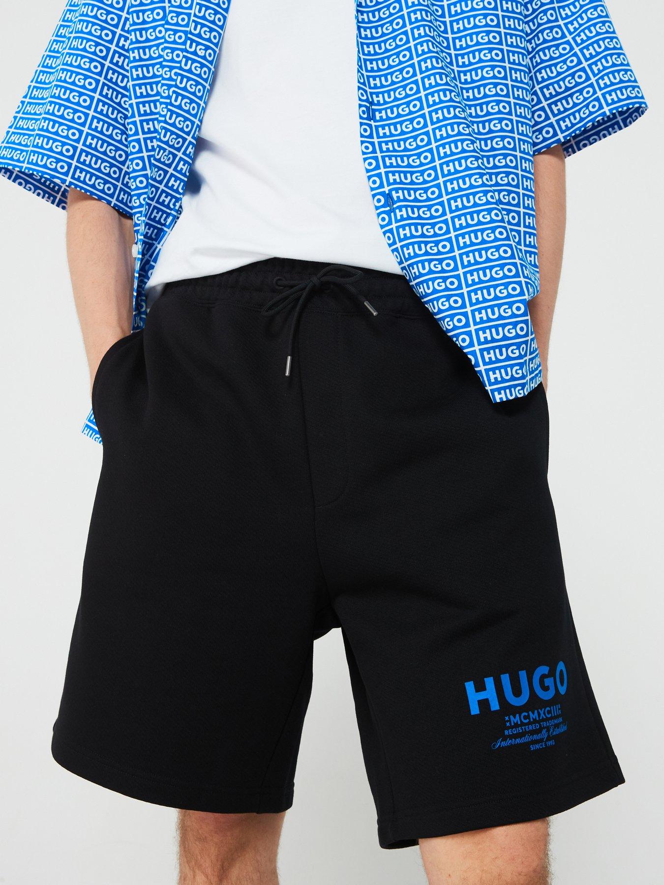 hugo-blue-nomario-oversized-international-logo-jersey-shorts-blackoutfit