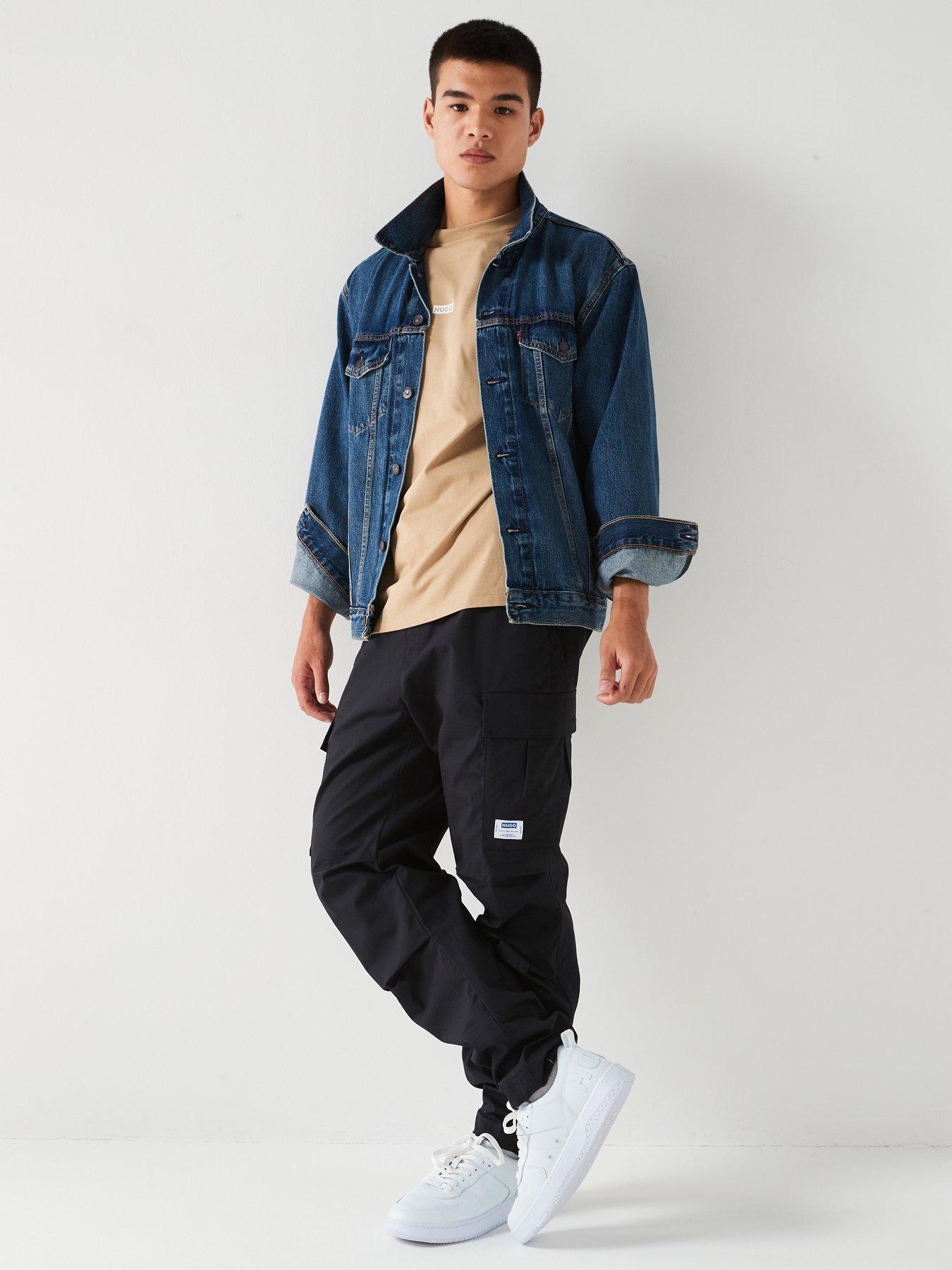 hugo-hugo-blue-gadic242-relaxed-fit-cargo-pants-blackfront