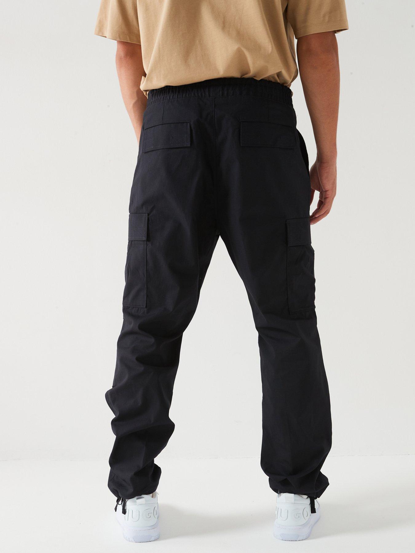 hugo-hugo-blue-gadic242-relaxed-fit-cargo-pants-blackstillFront